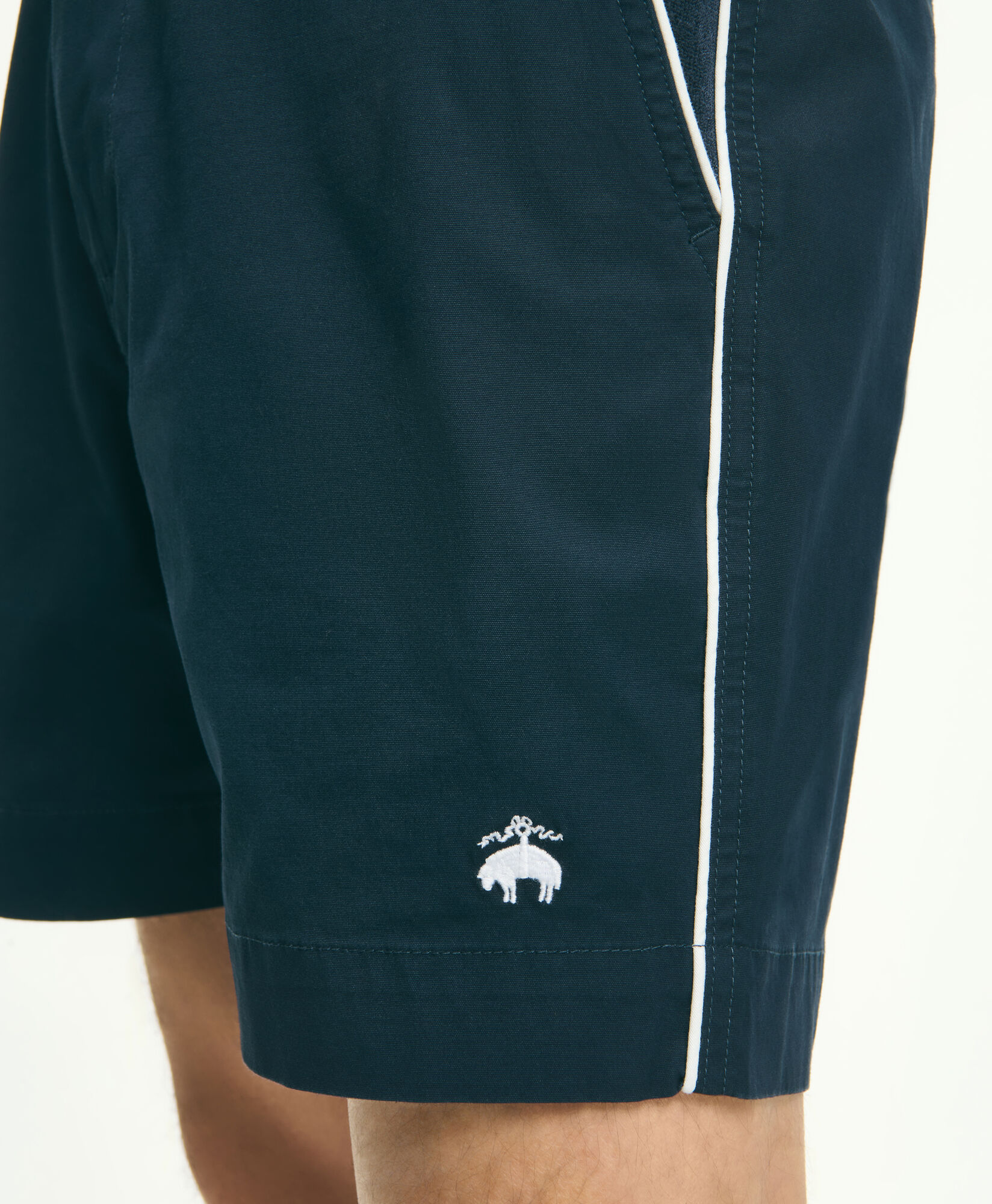 Brooks Brothers Shorts en Coton Tennis Bleu Marine 1000090310US100187787