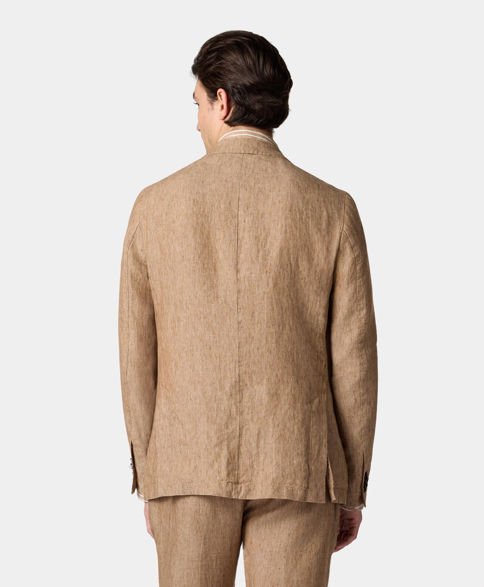 Brooks Brothers Linen Single-Breasted Blazer Light Brown JKREG070LIPLI001LTBRP001