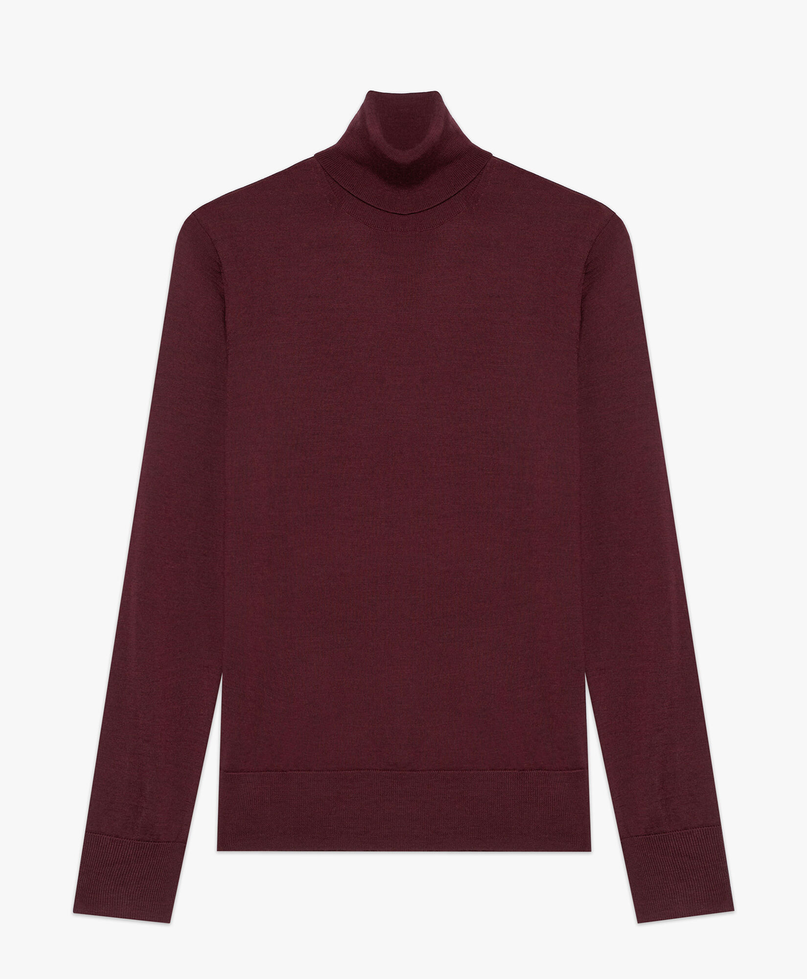 Dark Red Merino Wool Turtleneck Sweater in Dark Red for Women Brooks Brothers UK