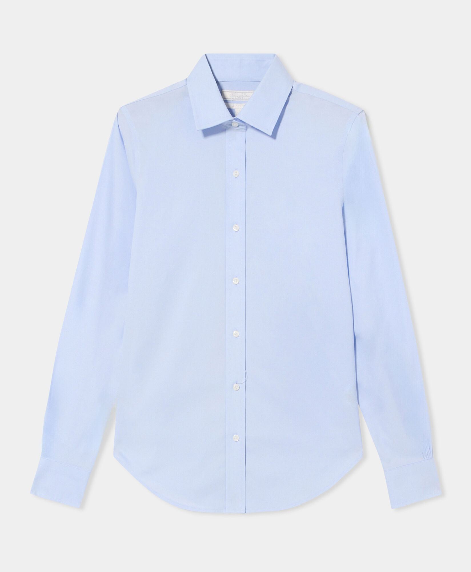 Brooks Brothers Classic Fit Non-Iron Oxford Pinpoint Supima Shirt with Forward Point Collar Light Blue 1000102820US100217226