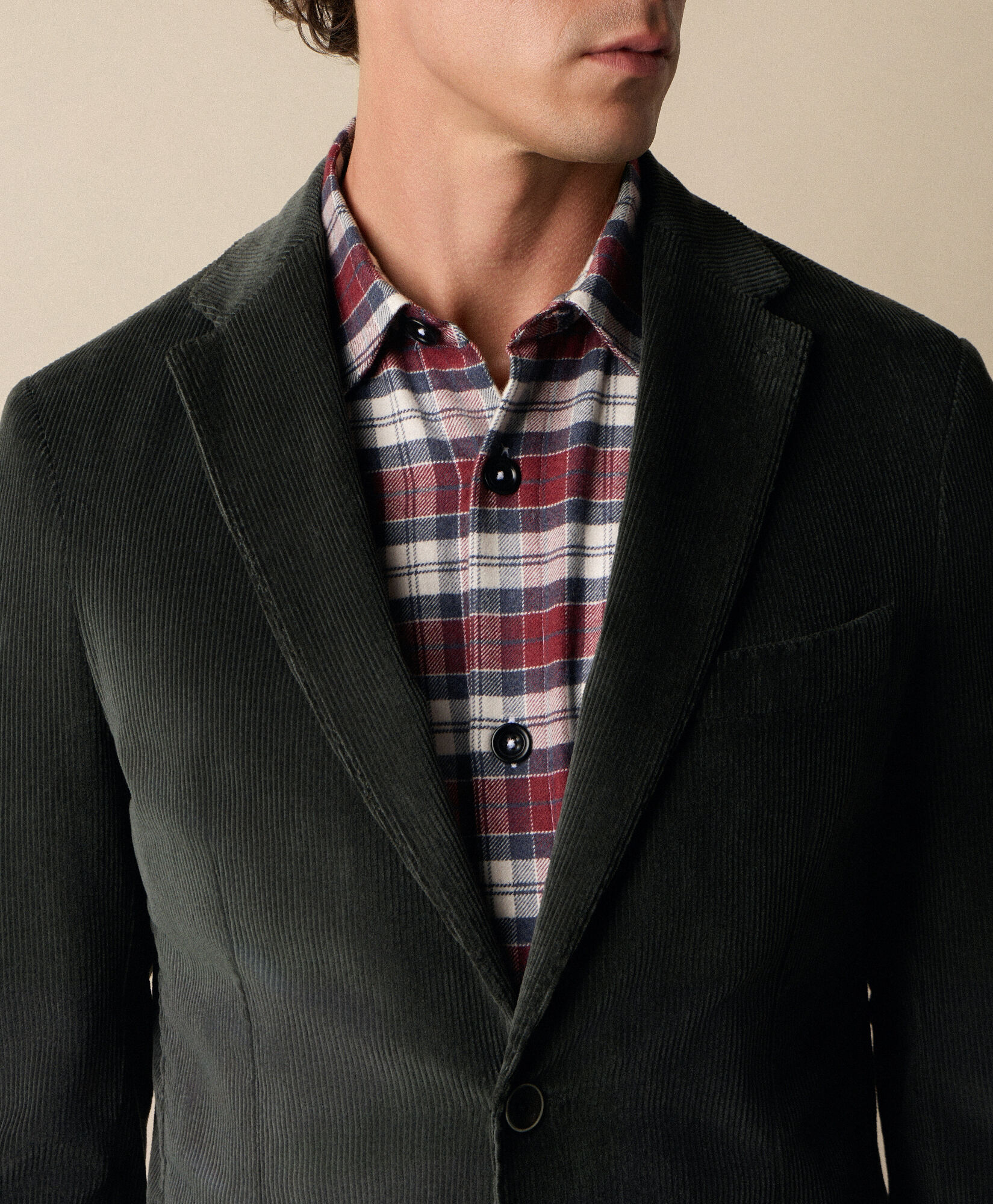 Brooks Brothers Cotton Corduroy Blazer Dark Green JKREG102COBSP002DKGNP001