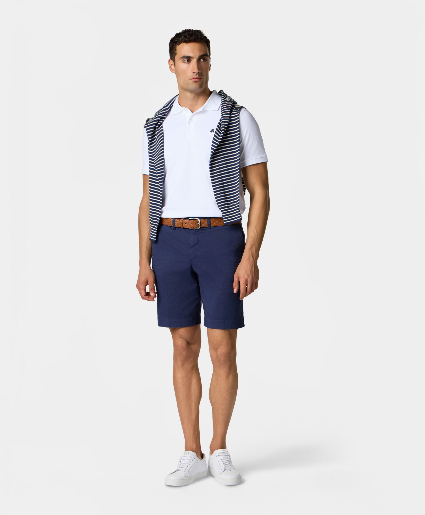 Brooks Brothers Cotton Piqué Polo White POJER010COPCO001WHITP001