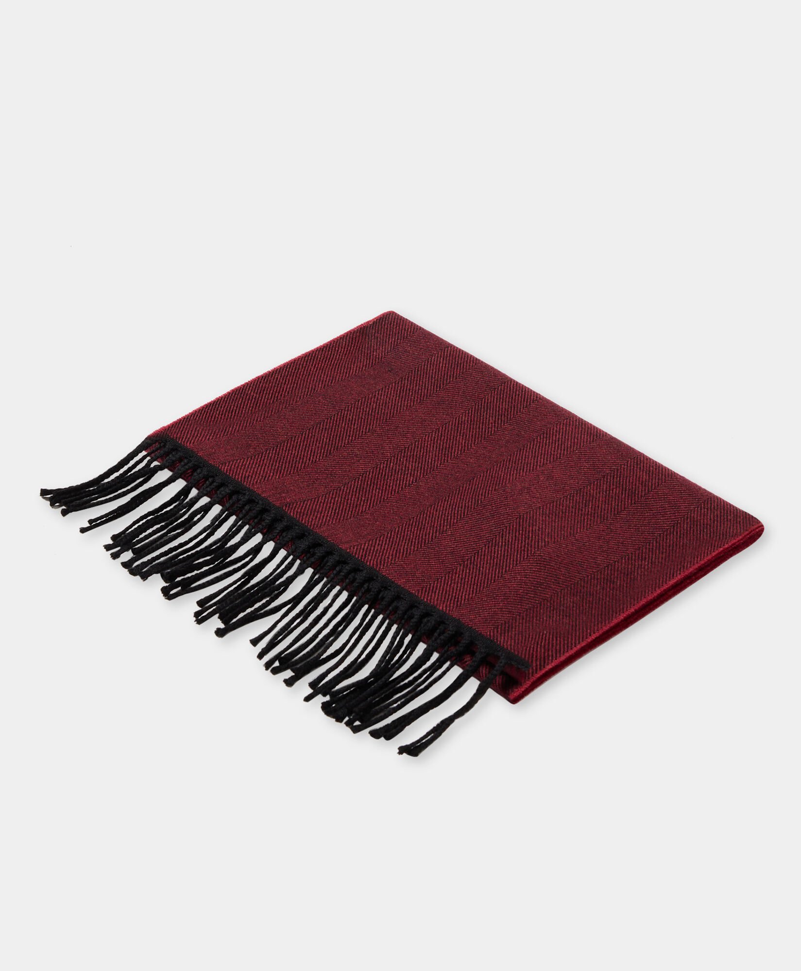 Brooks Brothers Chevron Wool Scarf  Red ACSCF017WOPWO001REDF0001