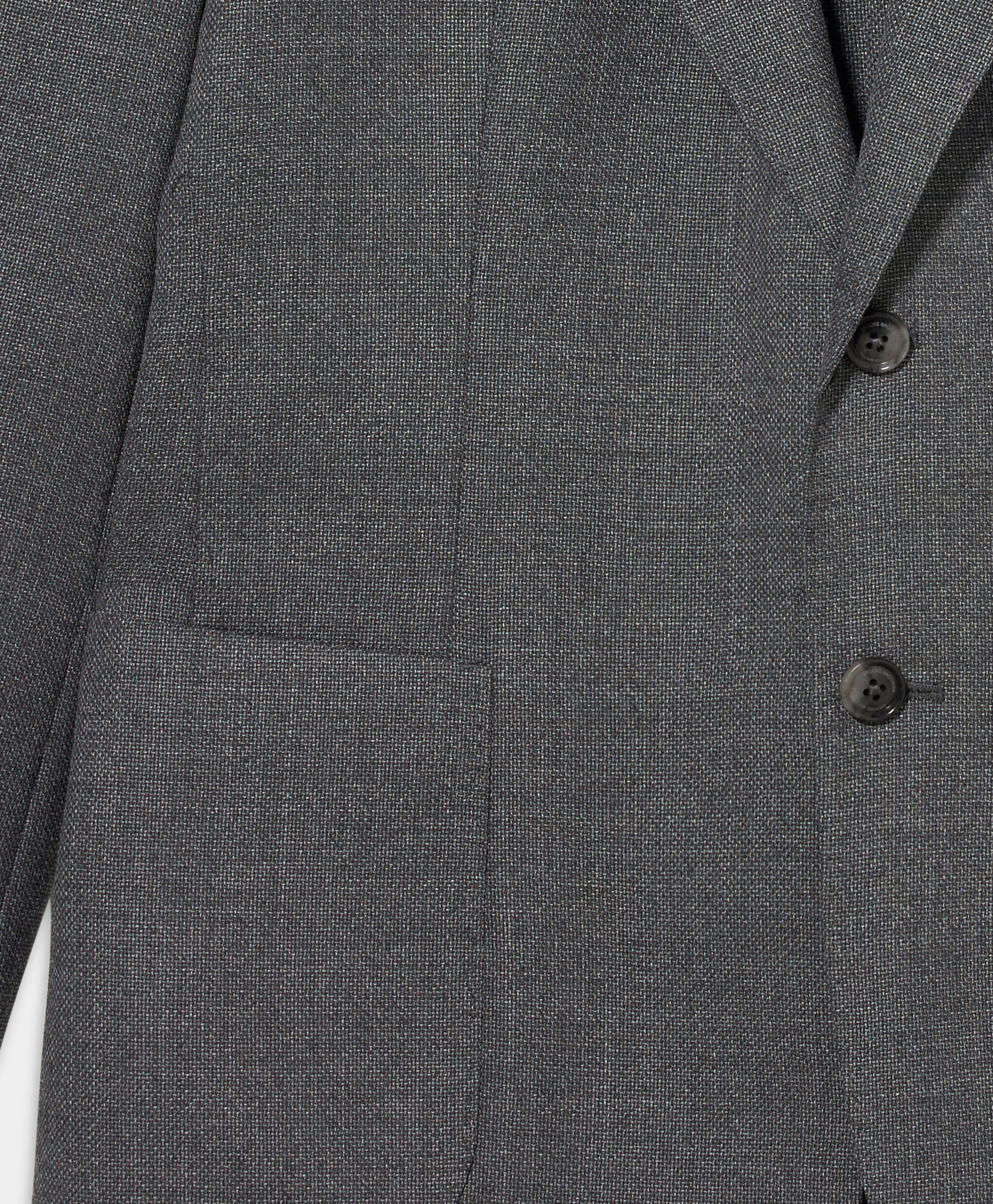 Brooks Brothers Hopsack Virgin Wool Blazer Grey JKREG100WVPWV003MDGRP001