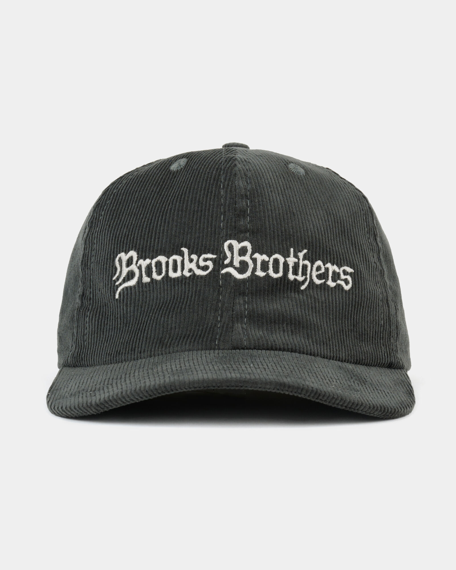 Brooks Brothers Brain Dead x Brooks Brothers California Casquette 6 Pans en Velours Côtelé Vert Forêt BDP25H11004472GR02