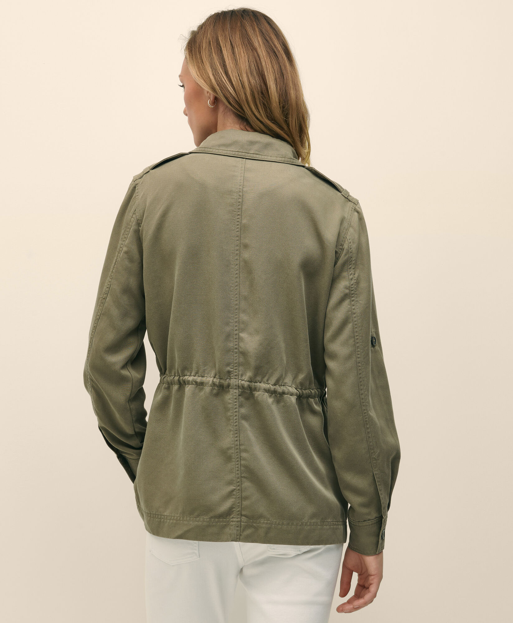 Brooks Brothers Veste Utility en Twill Olive 1000103081US100219011