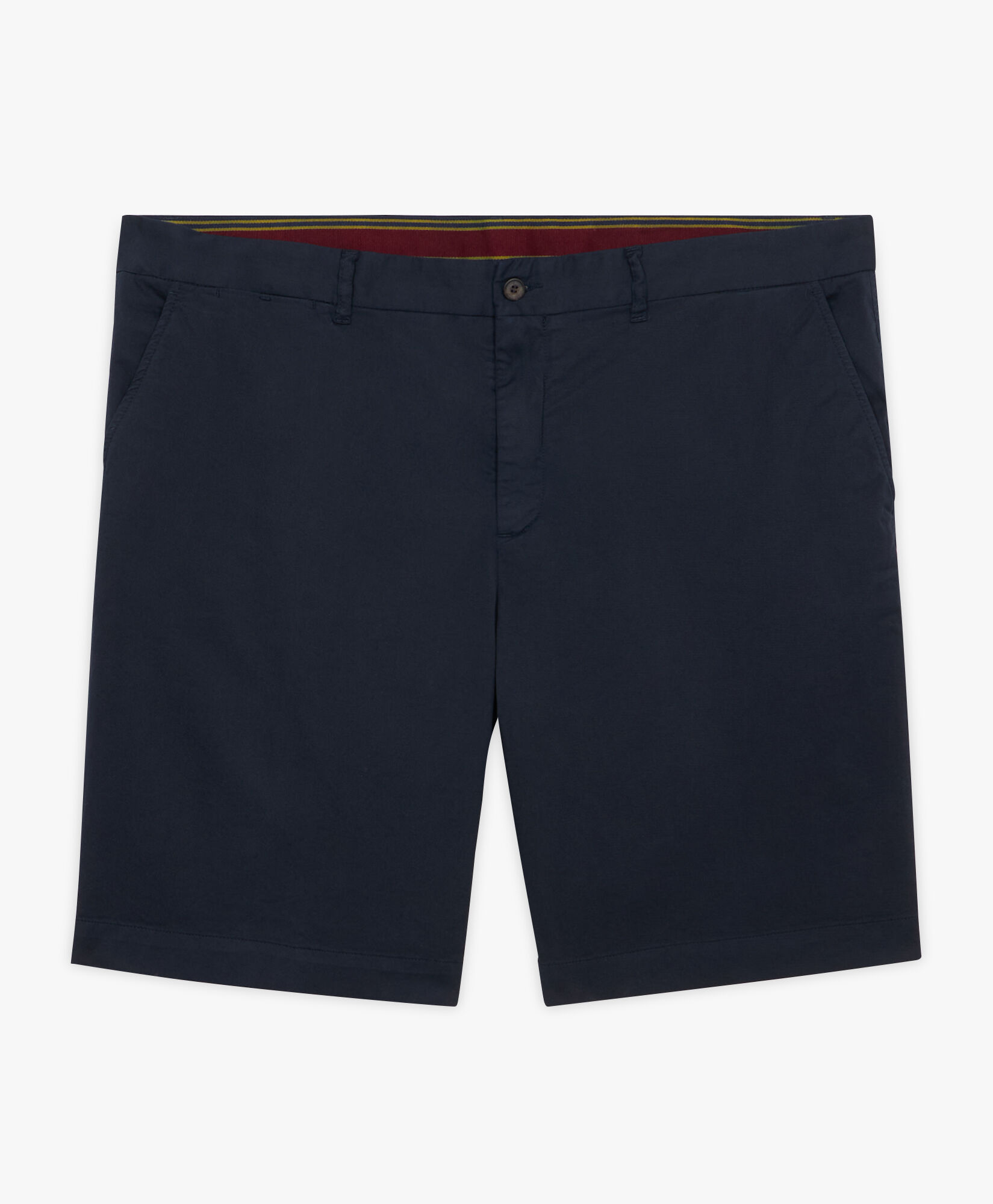 Brooks Brothers Stretch Cotton Gabardine Bermuda Shorts Navy CPBER007COBSP002NAVYP001