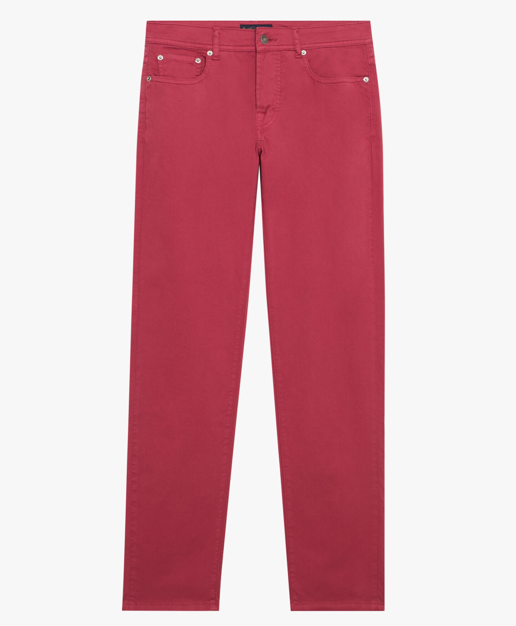 Brooks Brothers Pantalon cinq poches rouge en coton stretch Rouge CPFPK021COBSP002REDPL001
