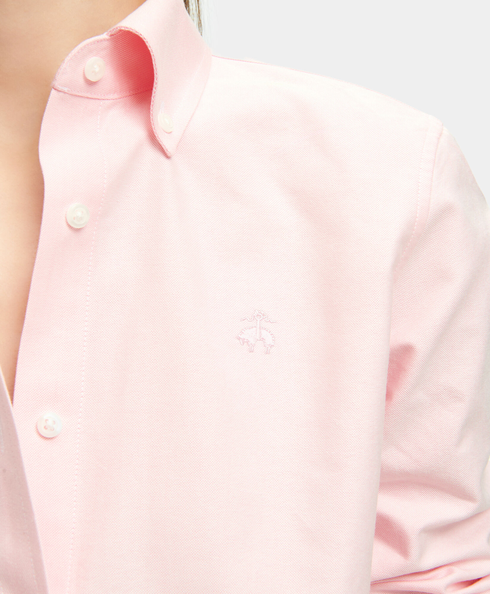 Brooks Brothers Classic Fit Oxford Button Down Shirt Pink 1000102787US100217140