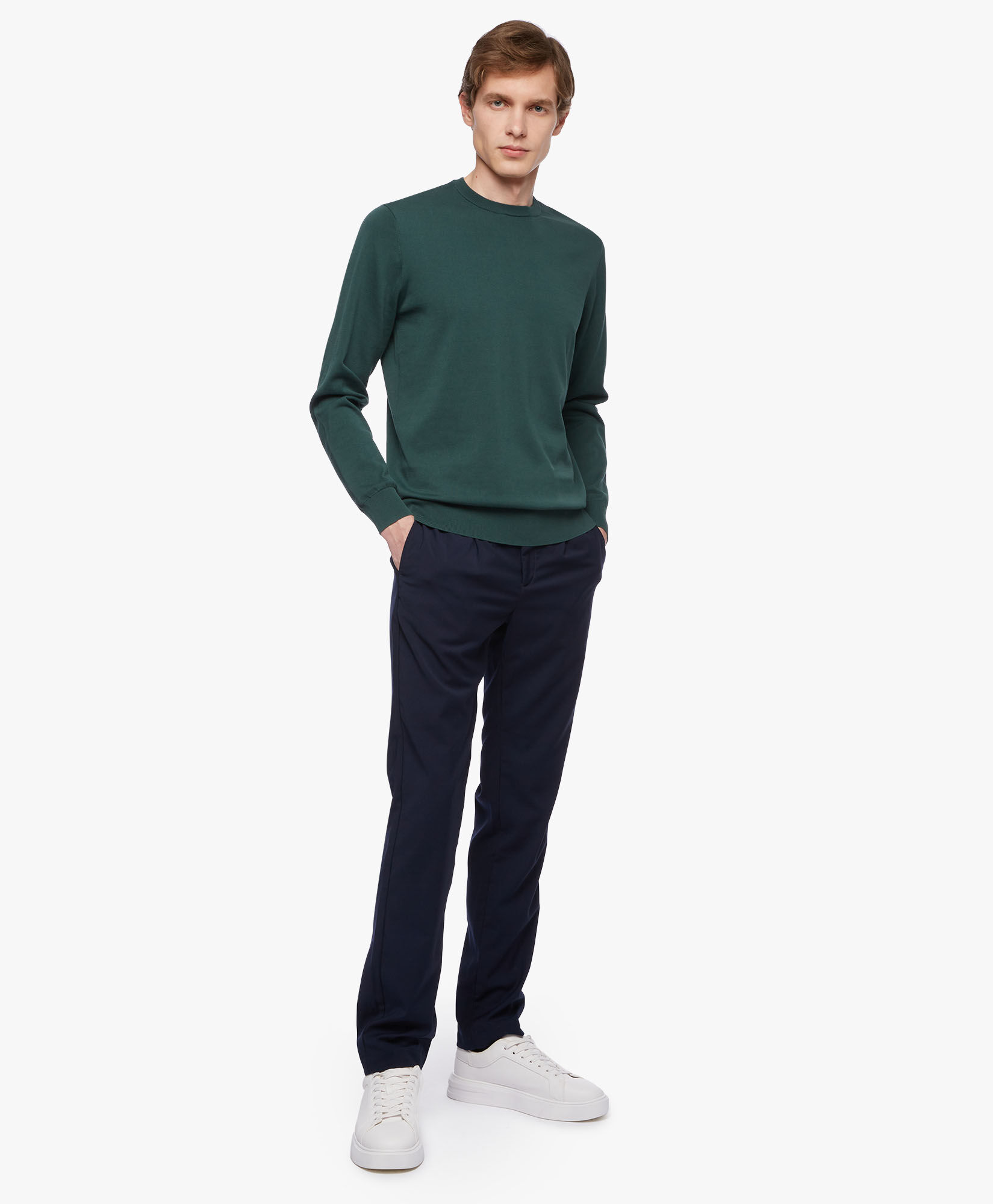 Green Cotton Sweater in Green for Men Brooks Brothers EU