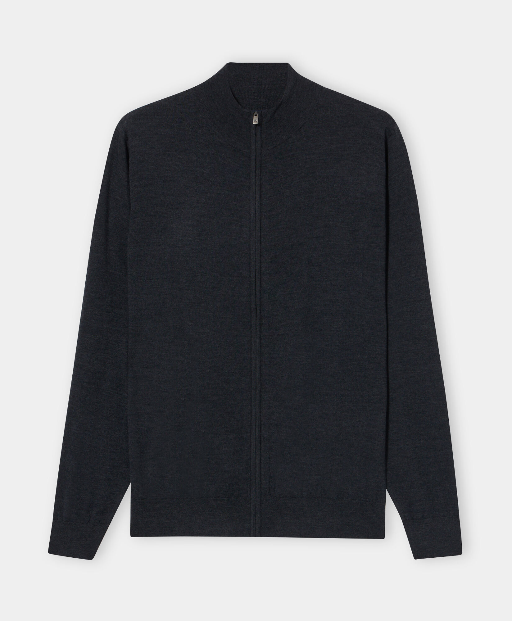 Merino Wool Full Zip Sweater