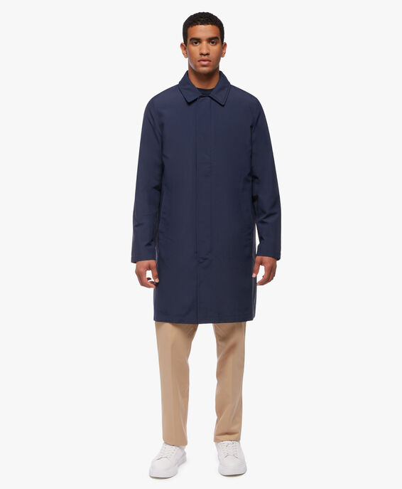 Brooks Brothers Trench impermeabile in ripstop Navy 1000092819US100192651