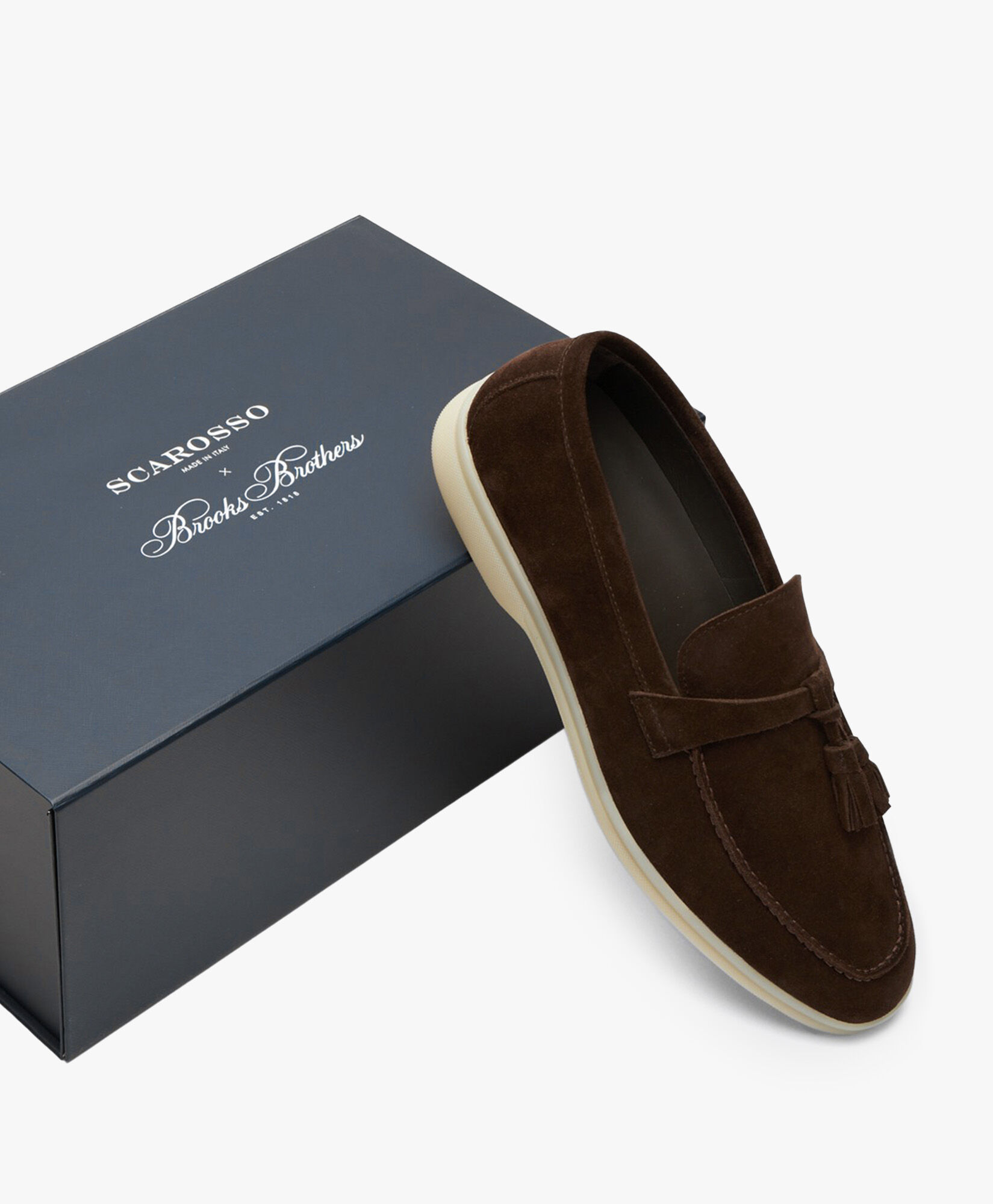 Brooks brothers suede shoes sales