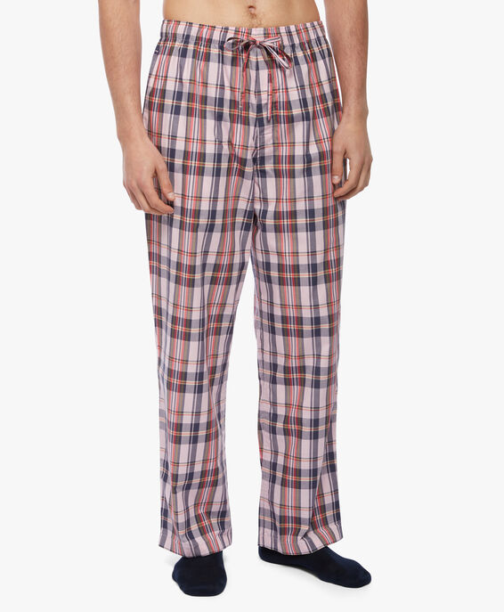 Brooks Brothers Pijama de madrás de algodón Rosa 1000094585US100197979