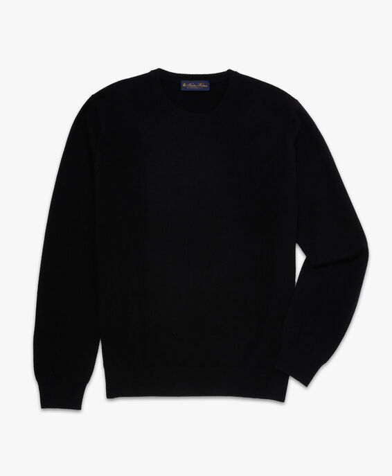 Brooks Brothers Cashmere Crew-Neck Sweater Black KNCRN001WSPWS001BLAKP001