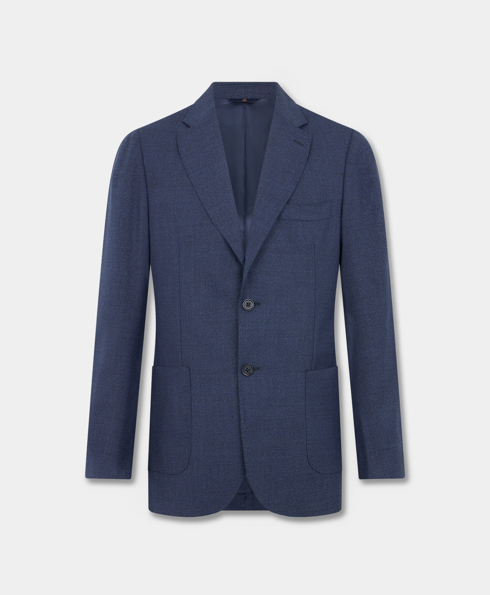 Brooks Brothers Hopsack Virgin Wool Blazer Blue JKREG100WVPWV003BLUEP001