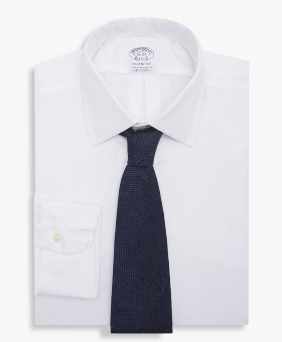 Brooks Brothers Camisa blanca regular fit non-iron de algodón con cuello ainsley Blanco 1000096964US100204098