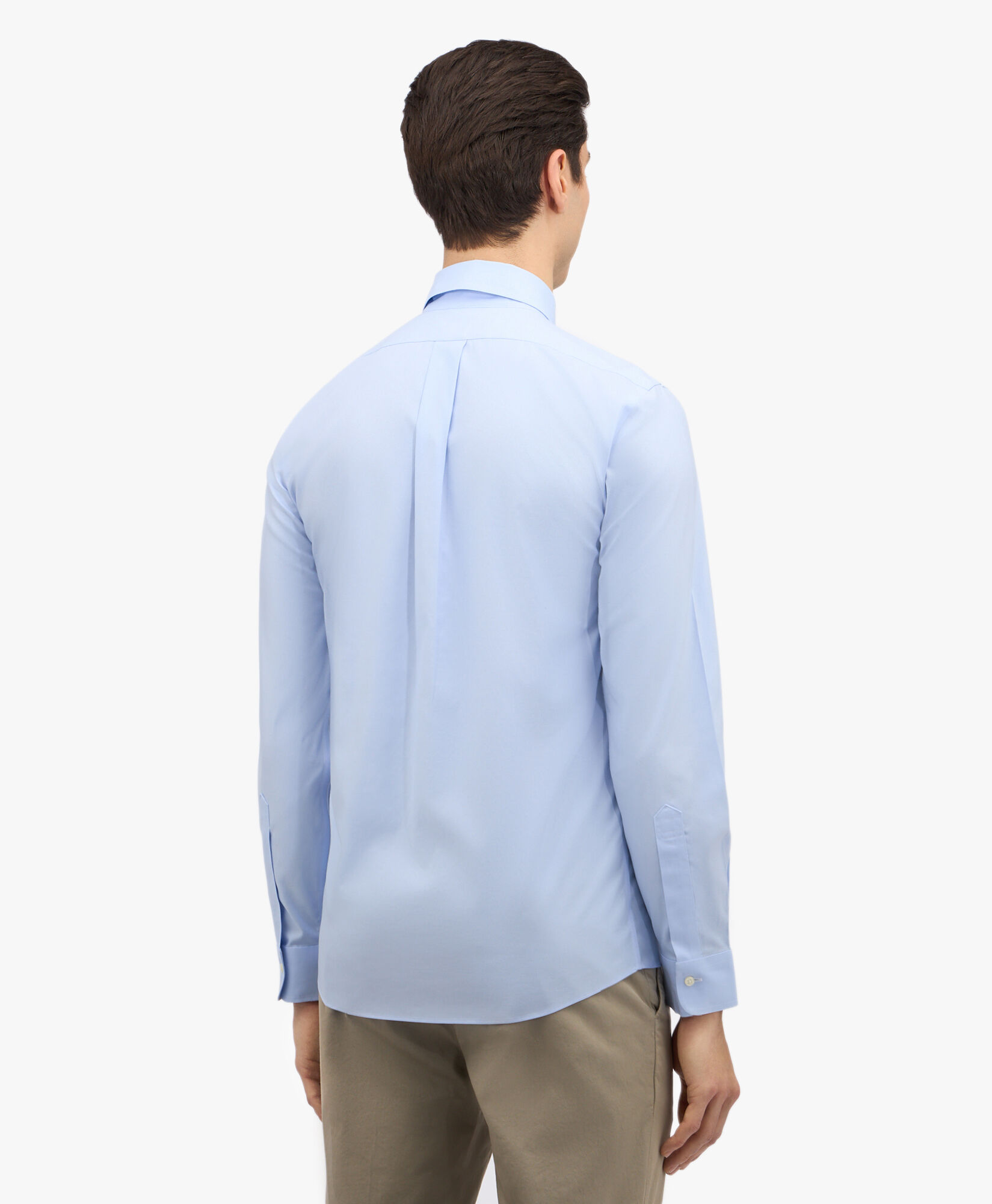 Brooks Brothers Slim Fit Non-Iron Oxford Pinpoint Button Down Shirt Blue 1000095084US100199384