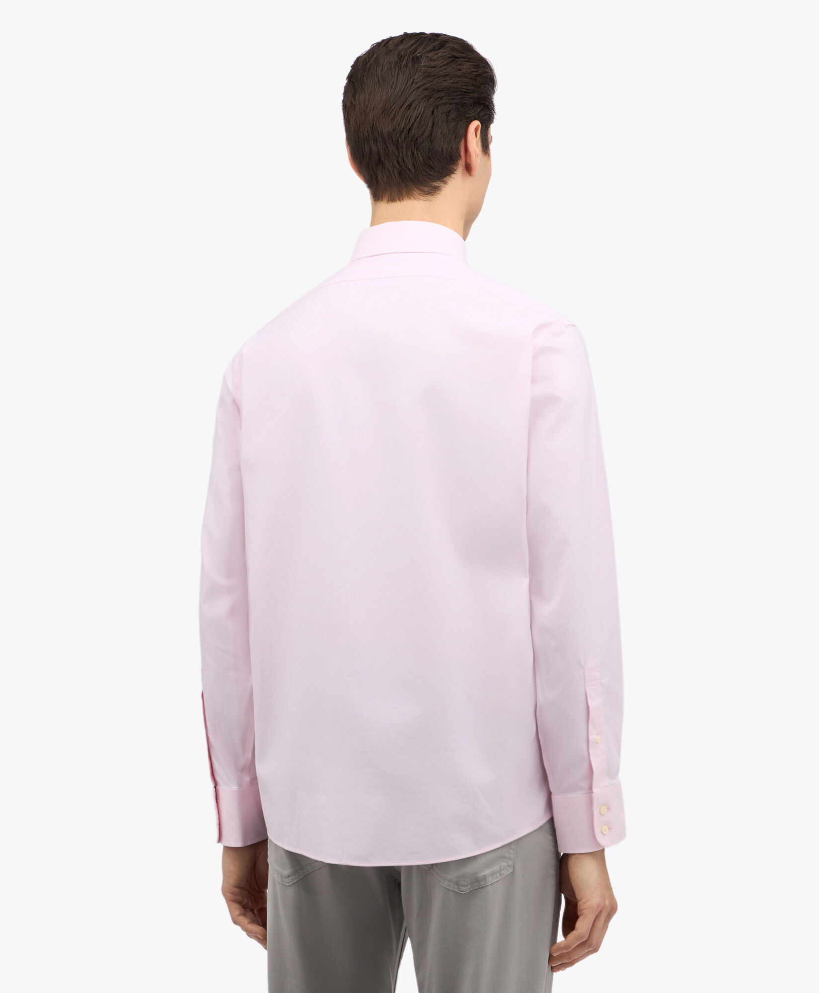 Brooks Brothers Chemise coupe regular rose pastel non-iron avec col Ainsley Rose pastel 1000095234US100199814