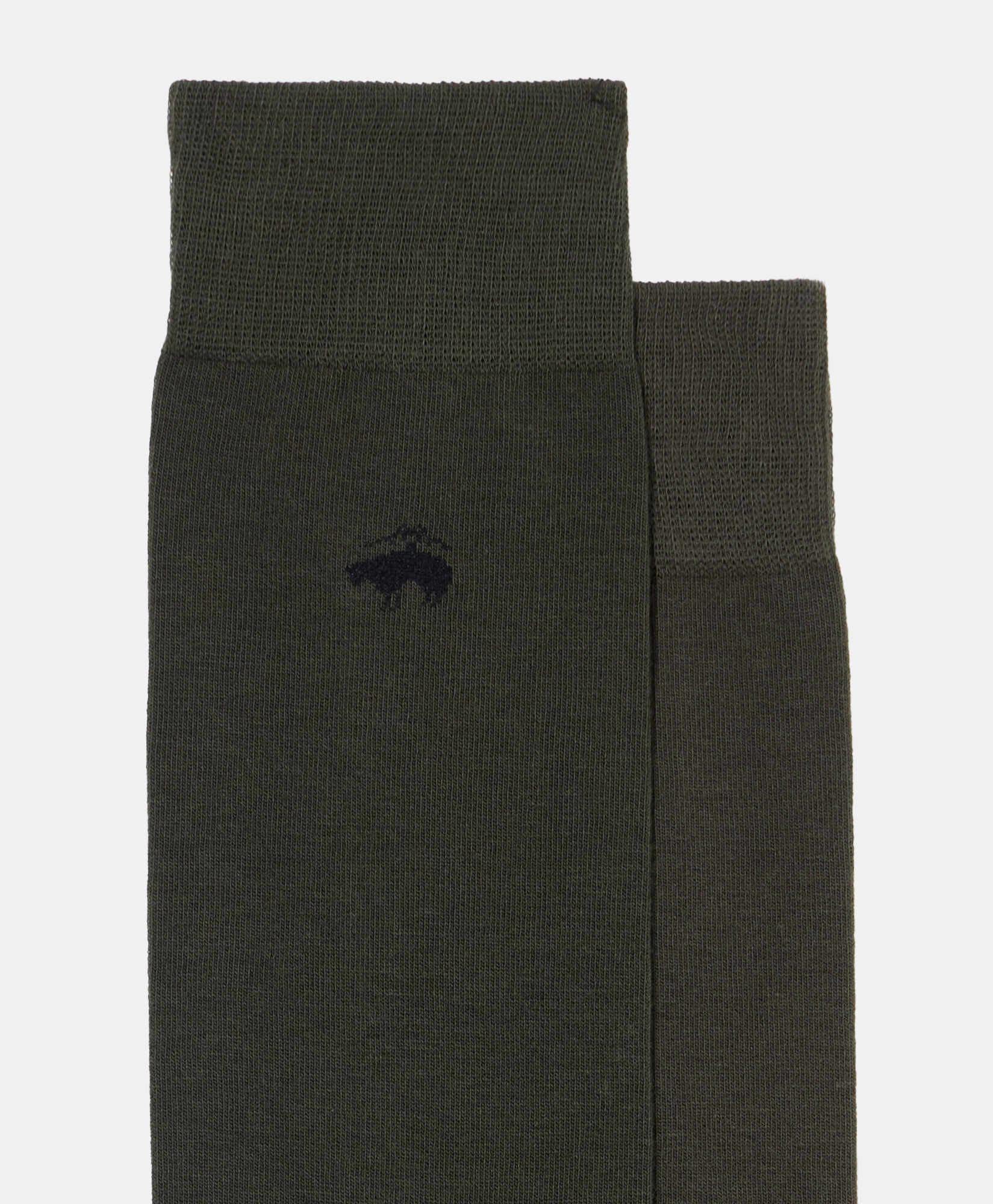 Brooks Brothers Bunte Socken aus Baumwolle Milit&auml;rgr&uuml;n MXAC90003KN10255001P
