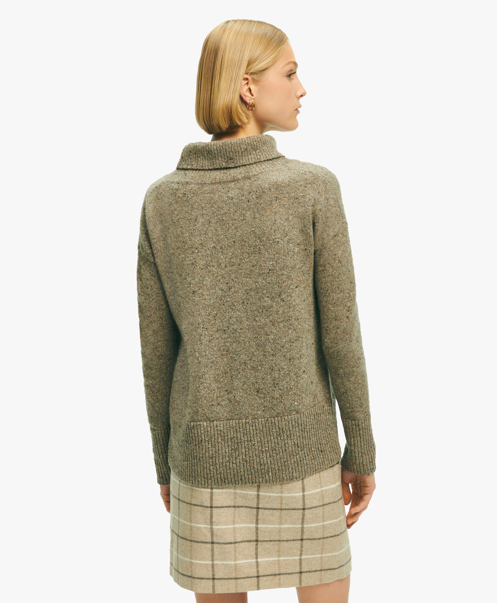 Light Brown Wool Sweater in Light Brown for Women Brooks Brothers UK