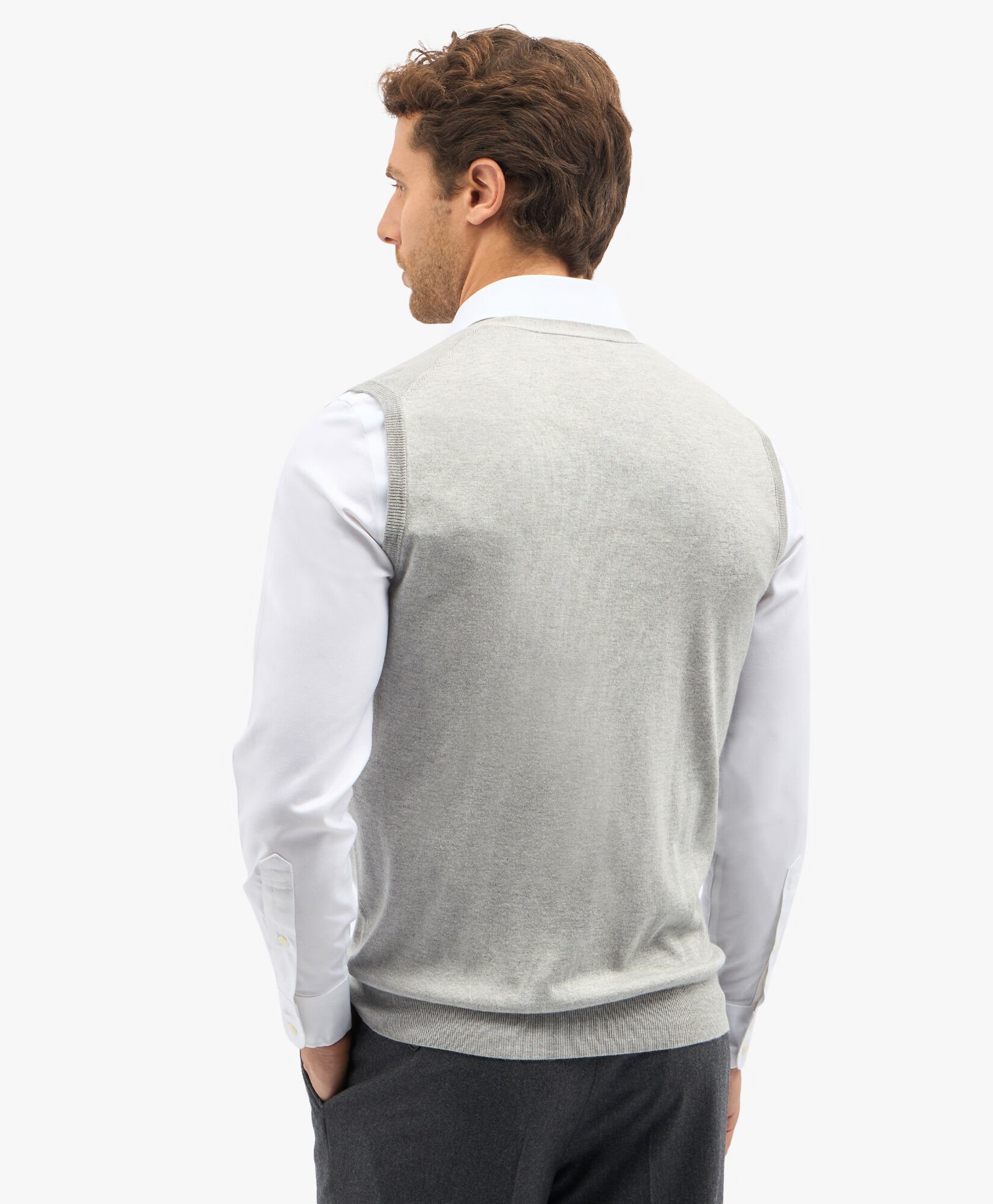 Brooks vest mens silver discount