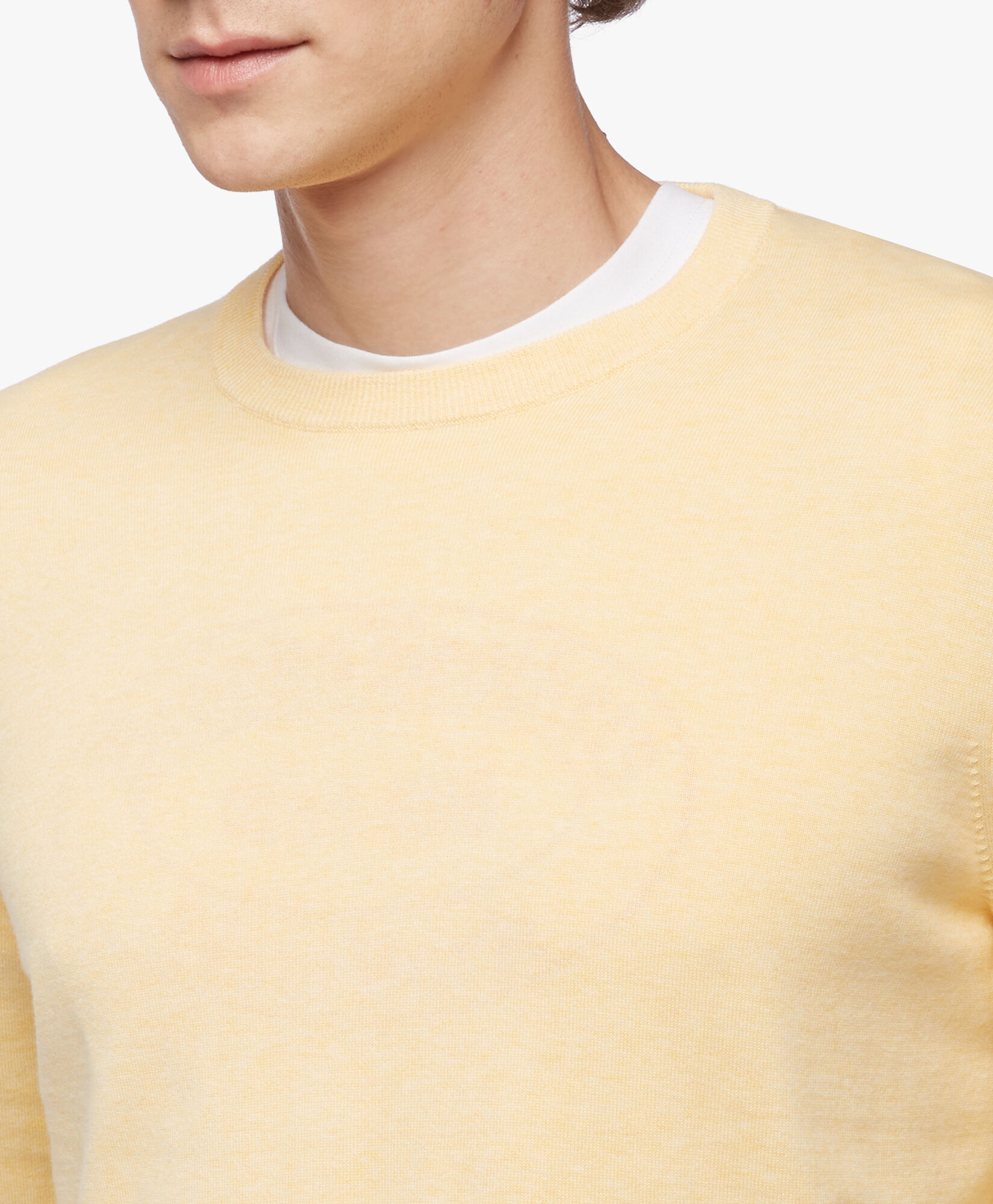 Light yellow sweater mens sales