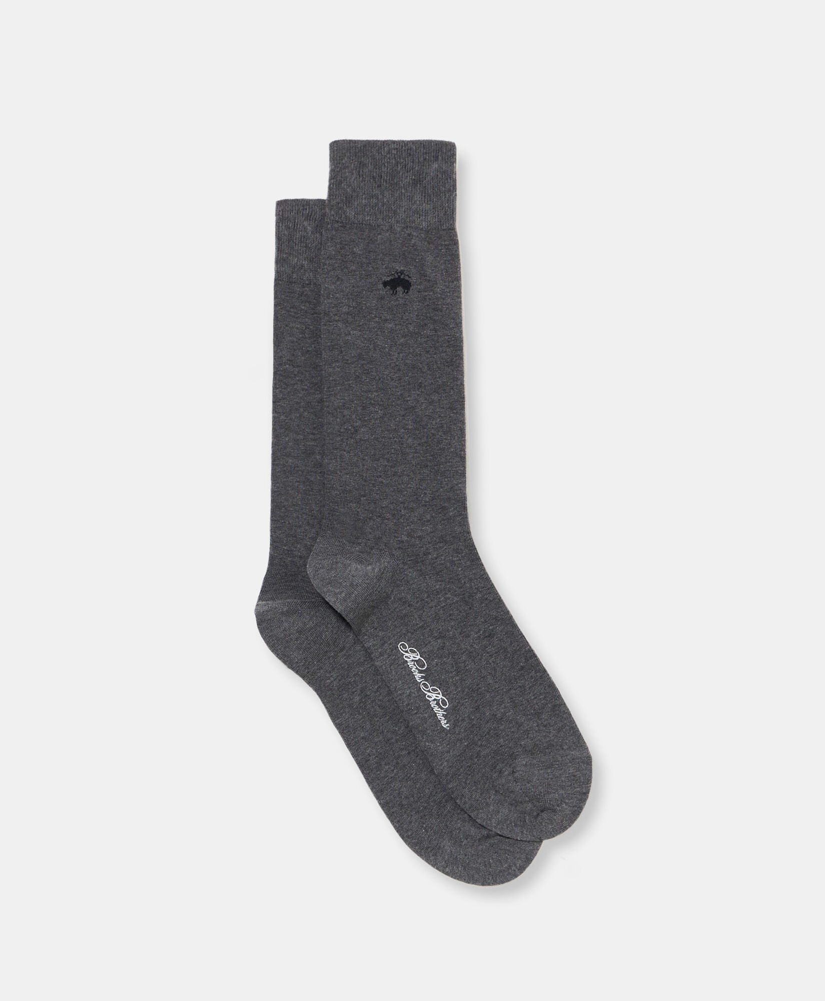 Brooks Brothers Colorful Cotton Socks Grey MXAC90003KN10259001M
