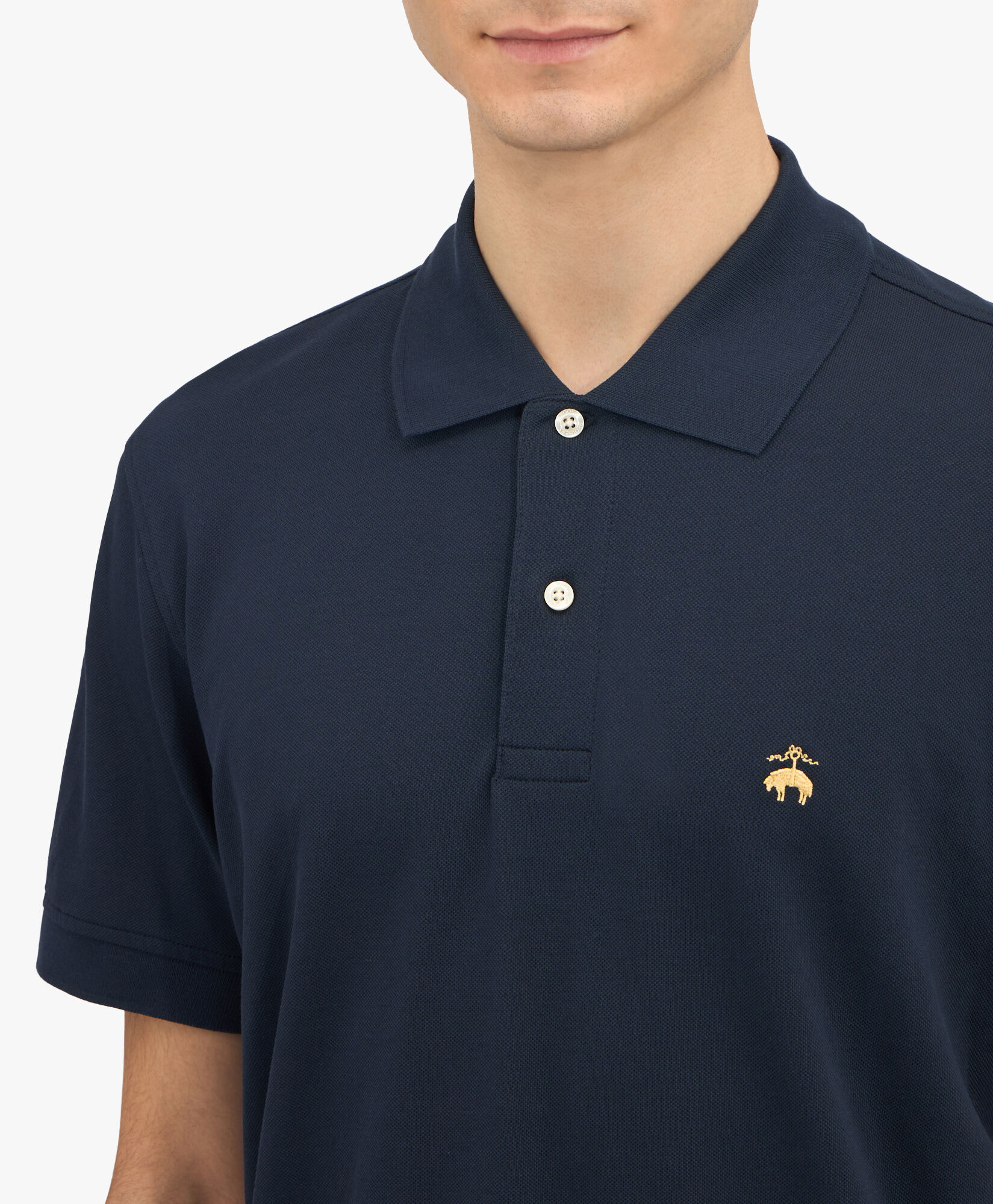 Brooks Brothers Golden Fleece Supima Cotton Polo Navy 1000085167US100174367