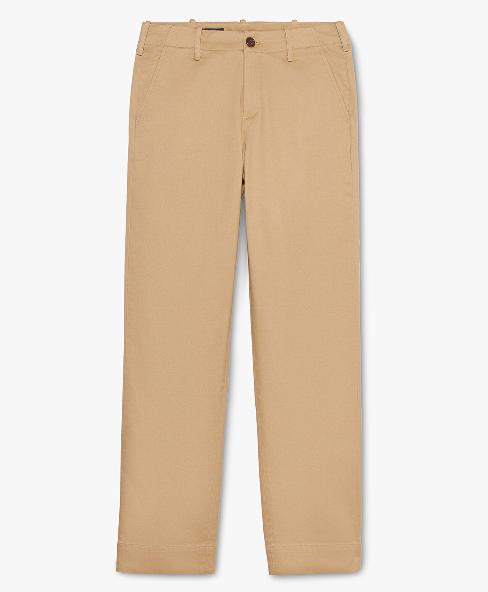 Light Beige Stetch Cotton Chinos in Light Beige for Women Brooks Brothers UK