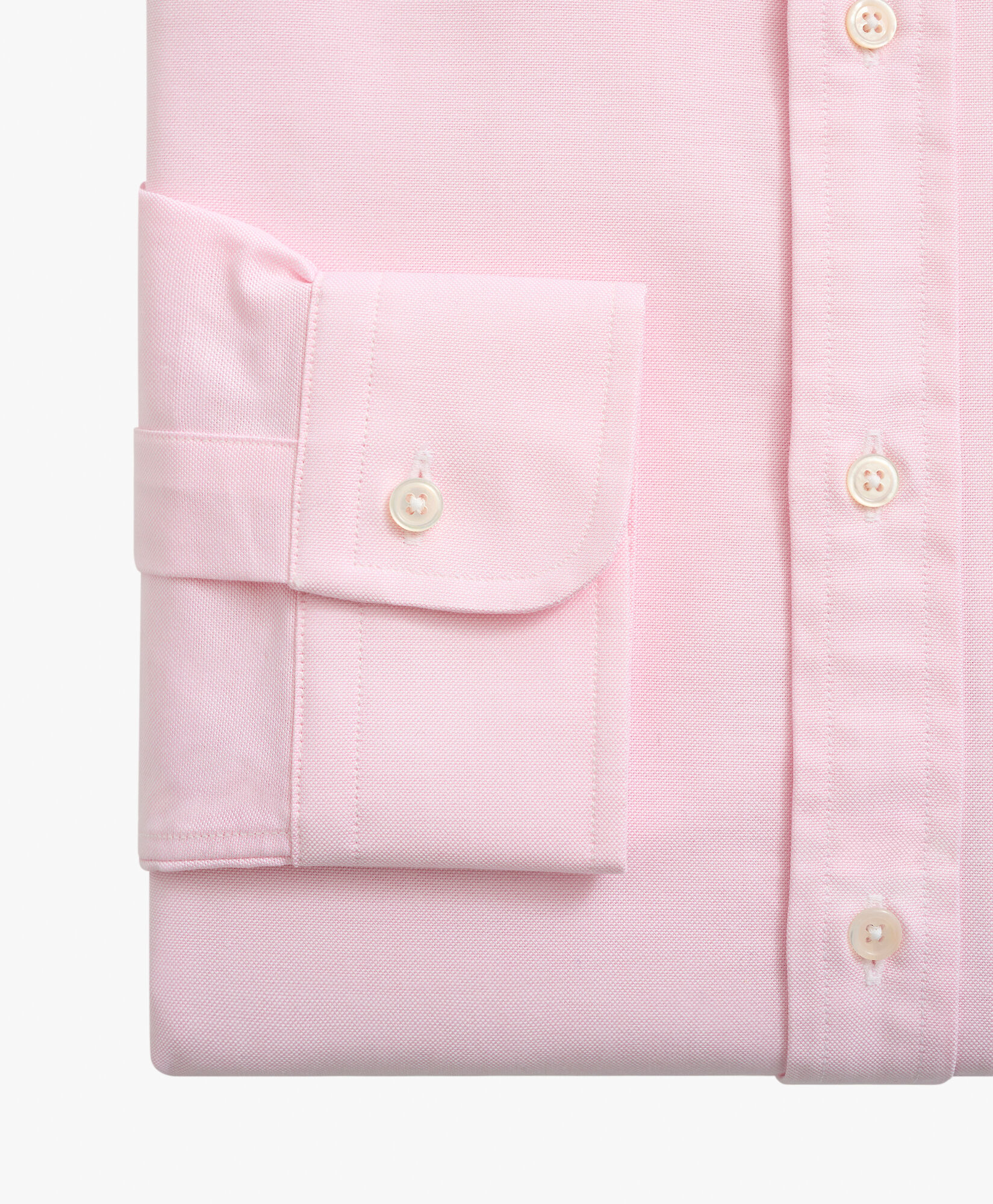Brooks Brothers Chemise coupe slim en coton oxford rose non-iron avec col Button-Down Rose clair 1000095144US100199543