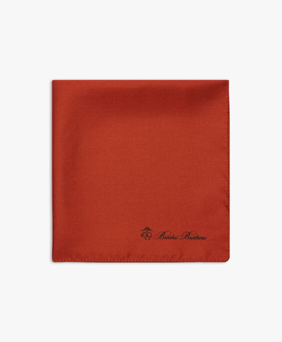 Brooks Brothers Pañuelo de bolsillo de seda Rojo ACPSQ002SEPSE001REDPL001