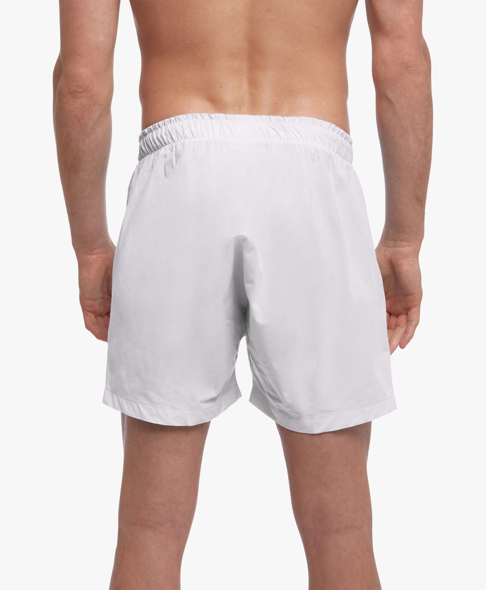 Brooks Brothers Cotton Boxer Shorts White UNDER001COPCO001WHITP001