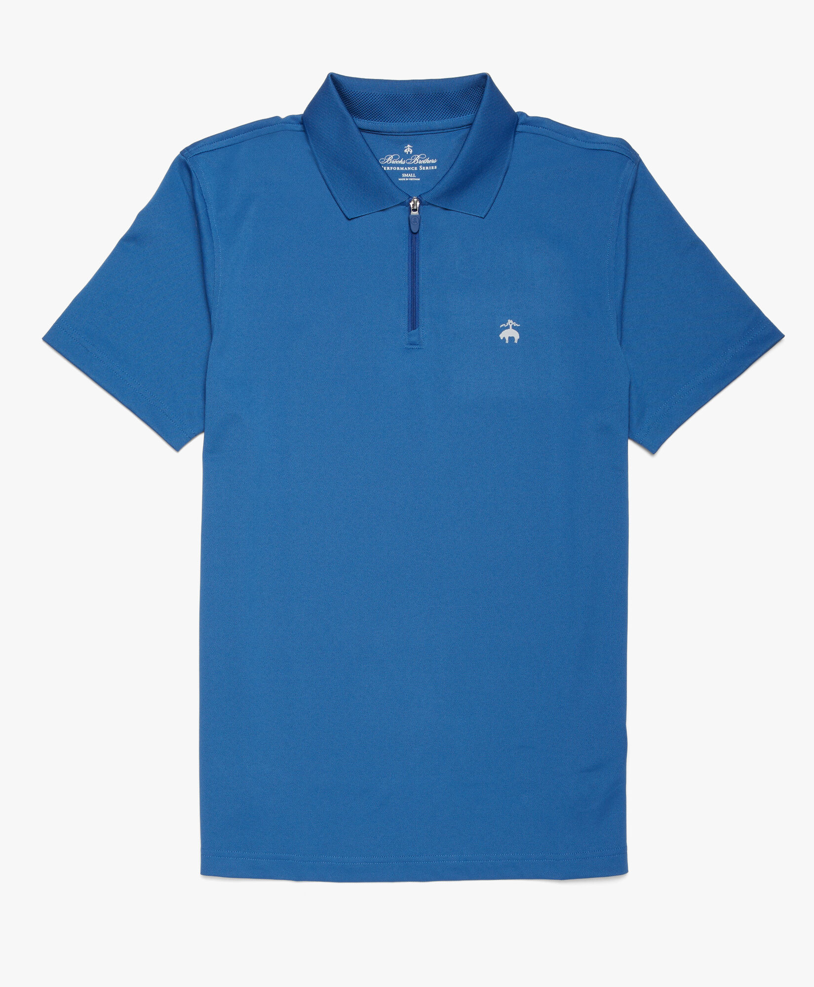 PerformanceZipPoloShirt in Blue for Men Brooks Brothers EU