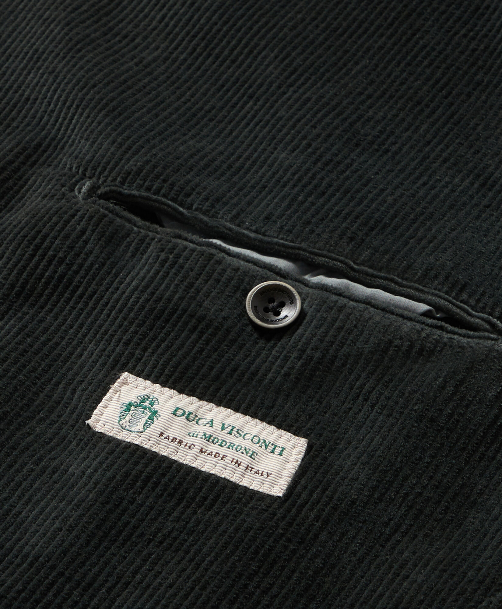 Brooks Brothers Cotton Corduroy Blazer Dark Green JKREG102COBSP002DKGNP001