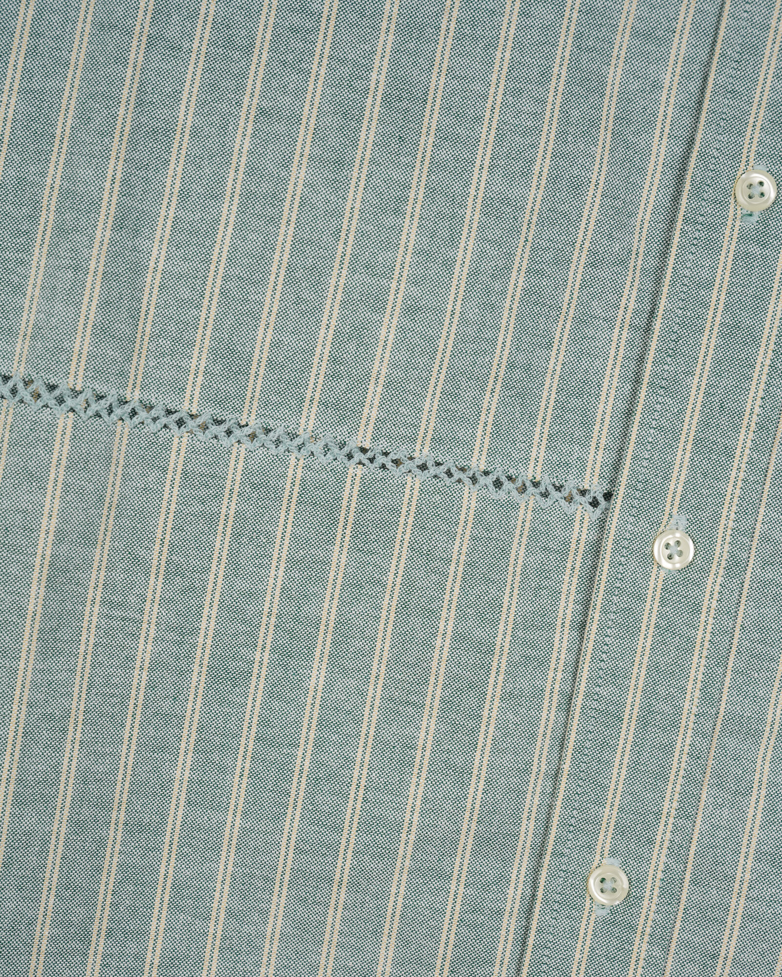 Brooks Brothers Brain Dead x Brooks Brothers California Patchwork Oxford Shirt Green BDS24T24004188GR01