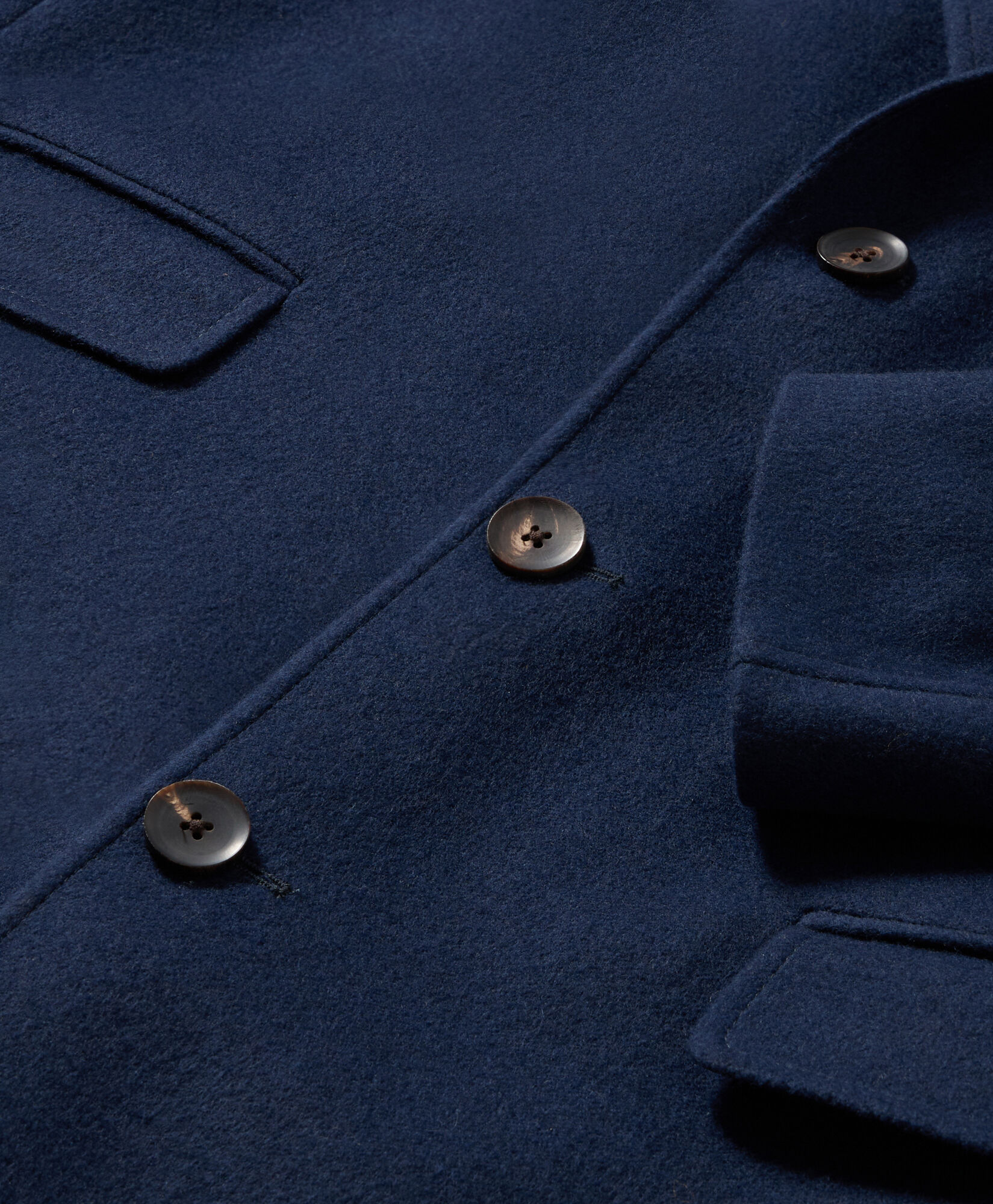 Brooks Brothers Wool Dress Coat Navy DRCOA007WOBPE001NAVYP001