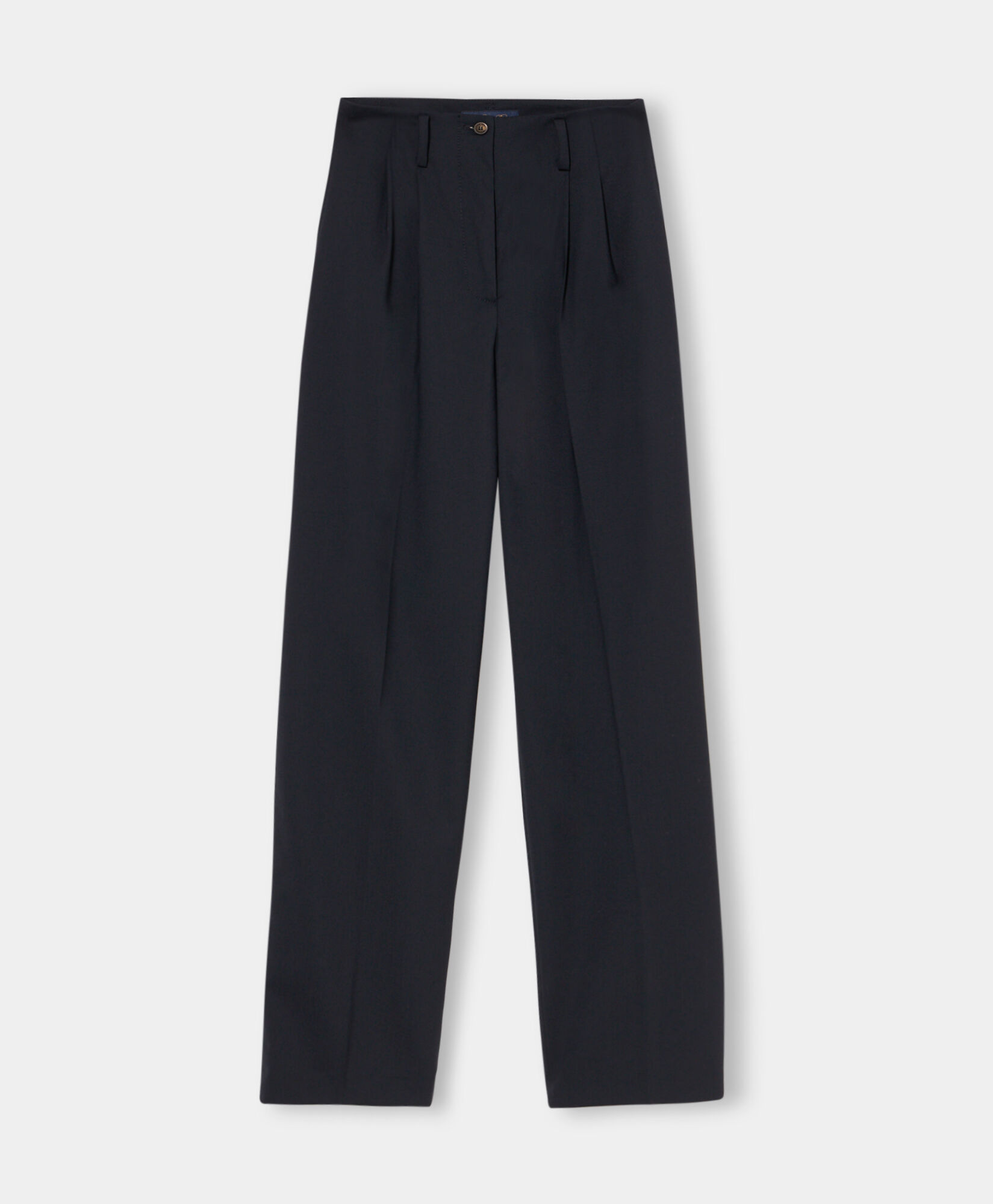 Brooks Brothers Wool Blend Stretch Pleated Trousers Navy CPHWS001WOBEA001NAVYP001