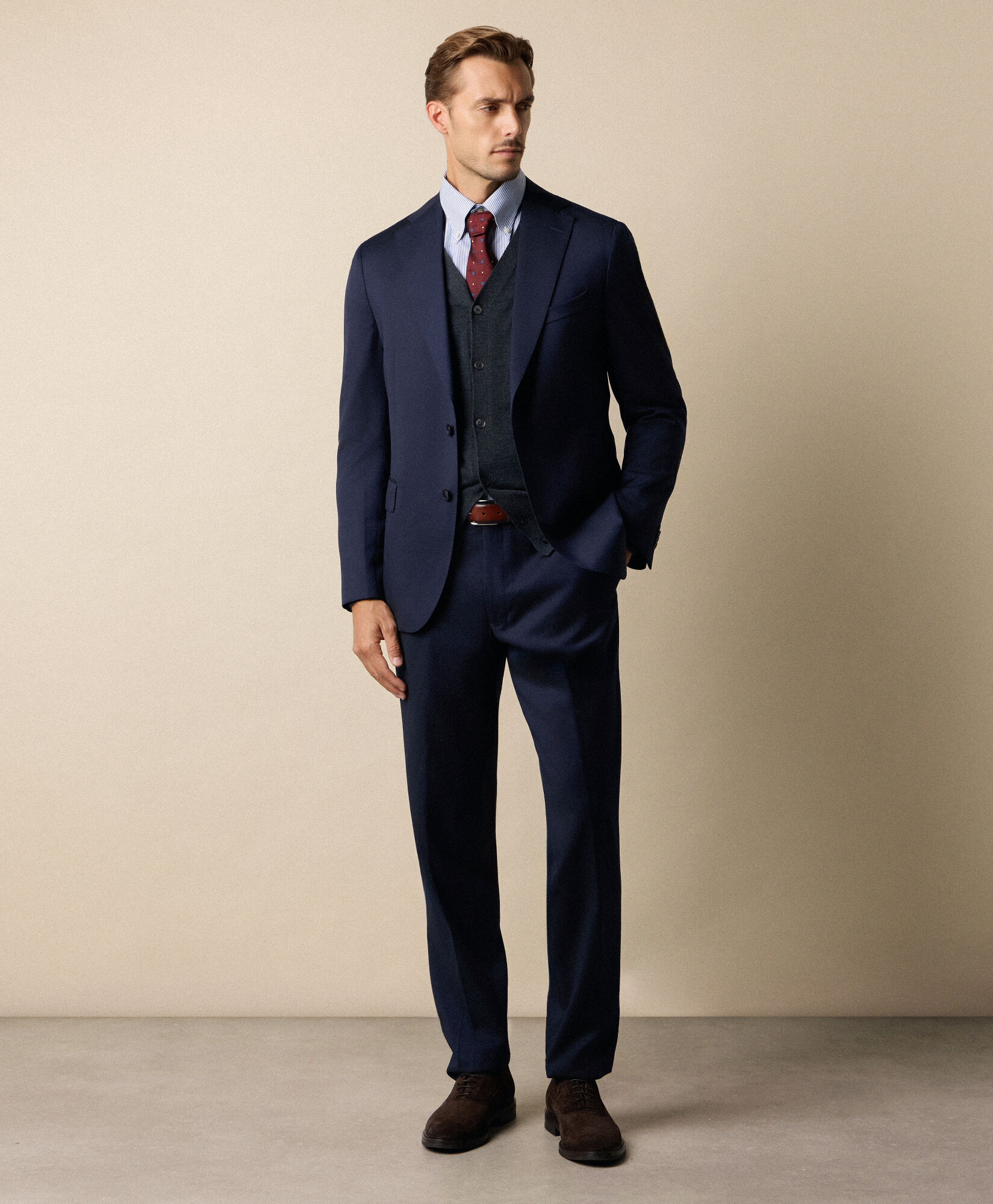 Brooks Brothers Virgin Wool Blazer Navy JKREG038WVPWV003NAVYP004