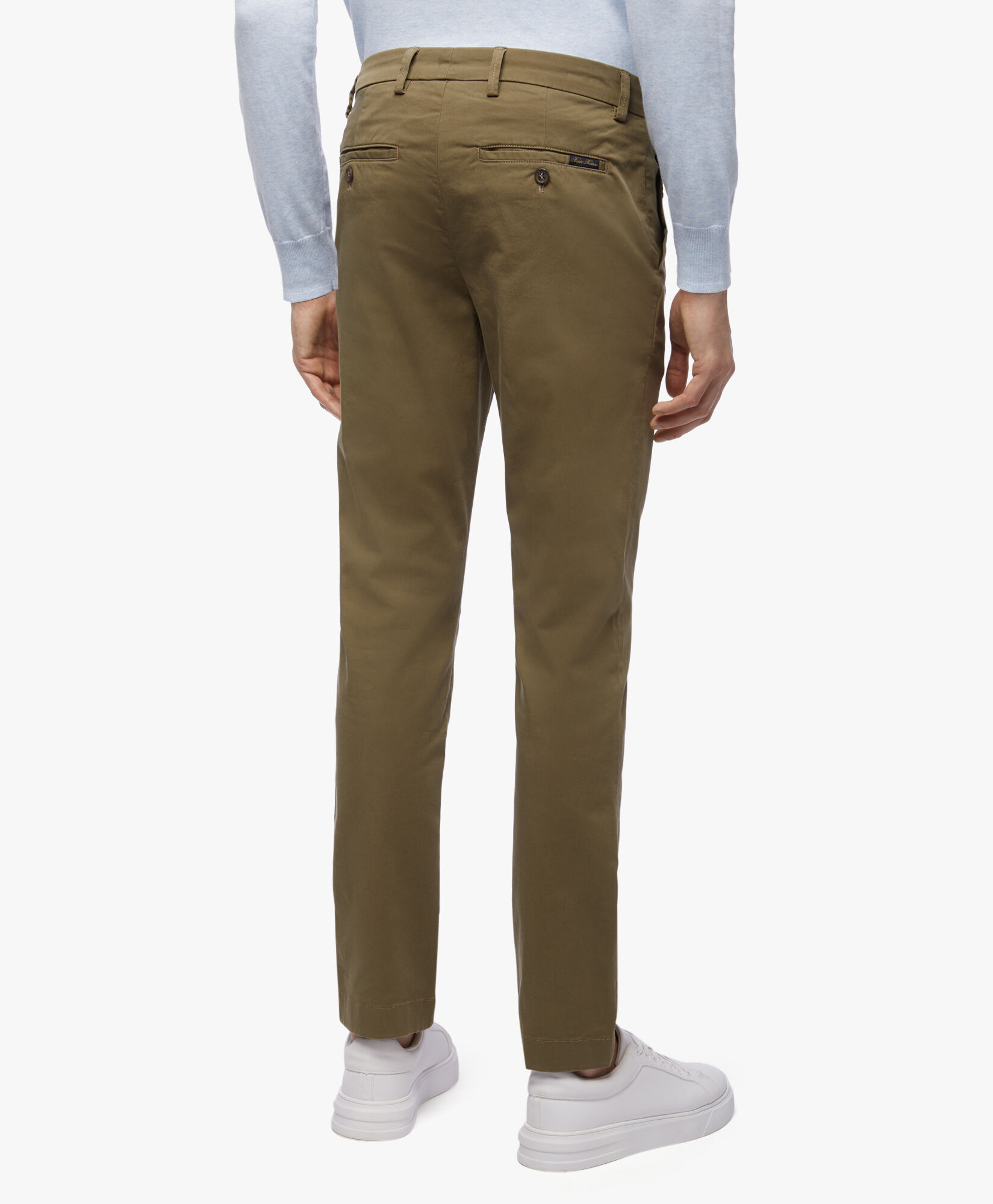 Brooks Brothers Stretch Cotton Chinos Military CPCHI008COBSP002MILIP001