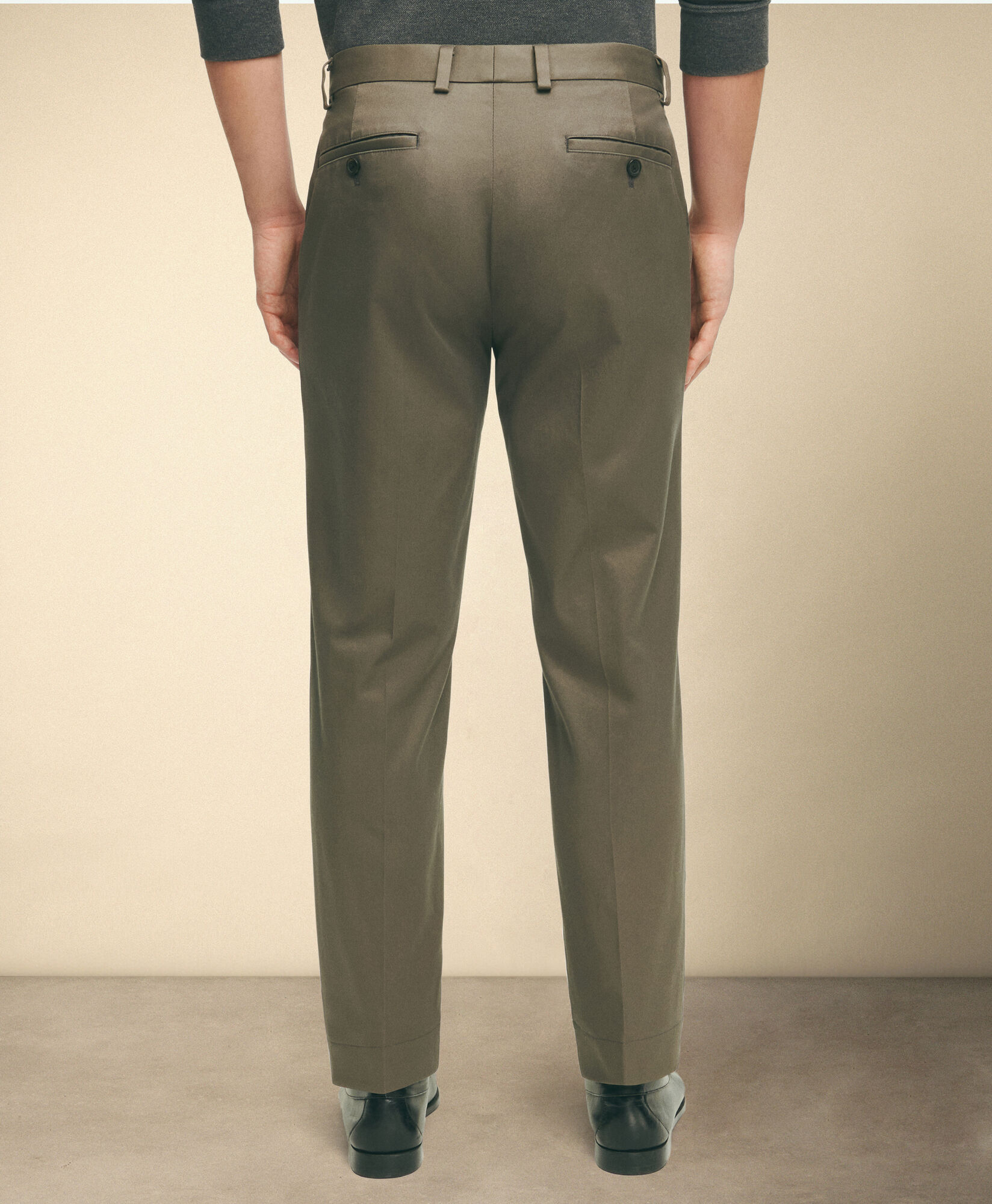 Brooks Brothers Slim Fit Advantage Stretch Chino Grey 1000097229US100204794