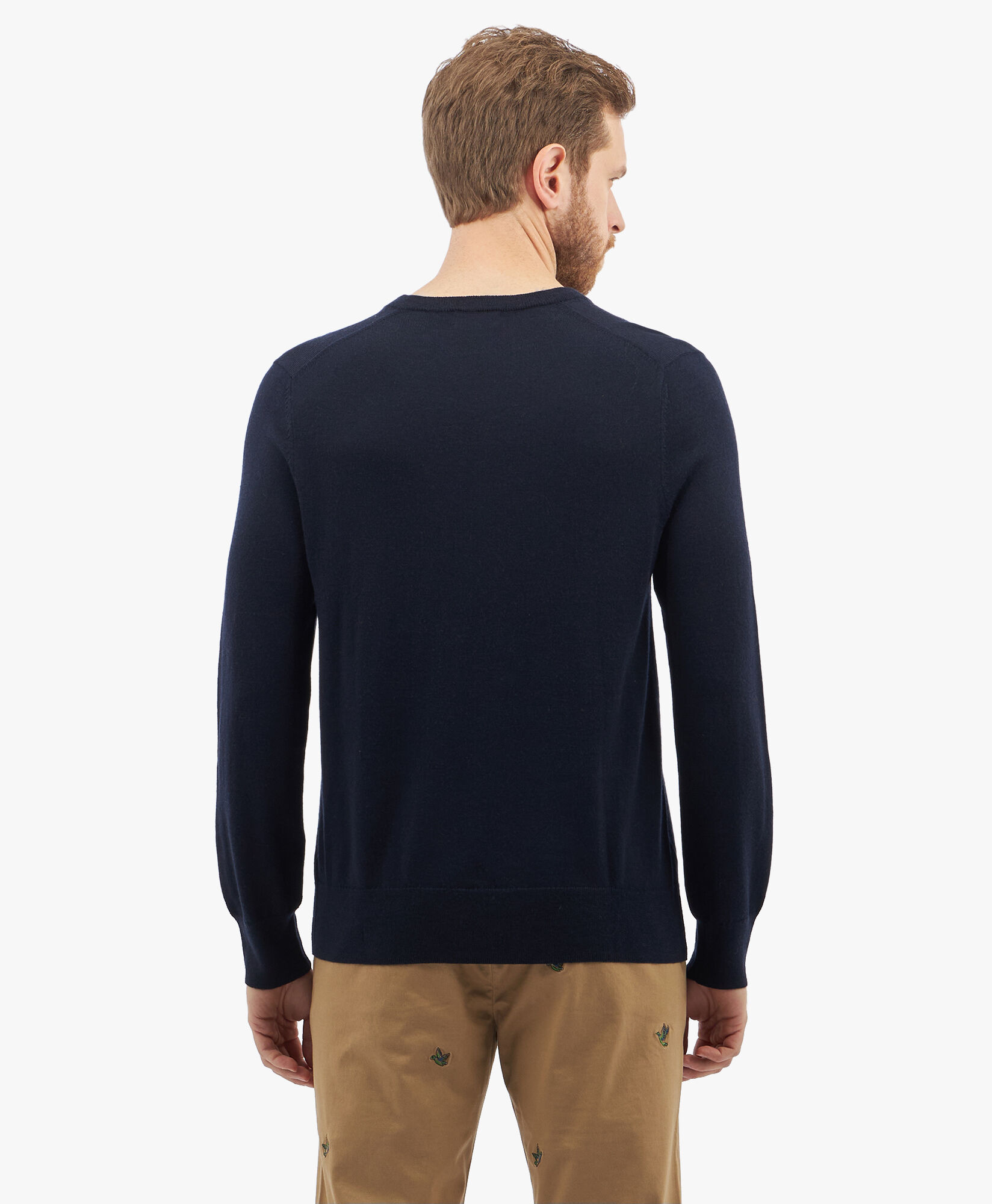 Merino Wool V Neck Sweater