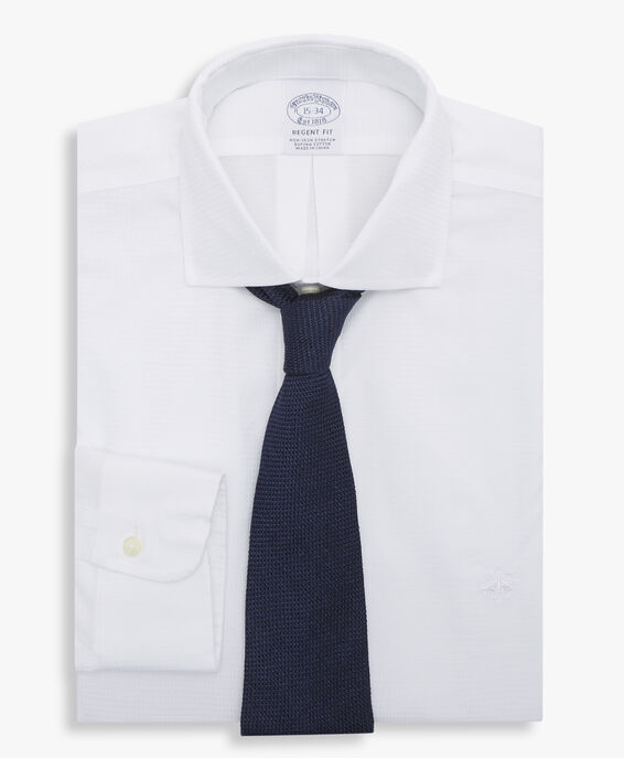 Brooks Brothers Chemise de smoking col ouvert non-iron coupe Regent Blanc 1000097063US100204293