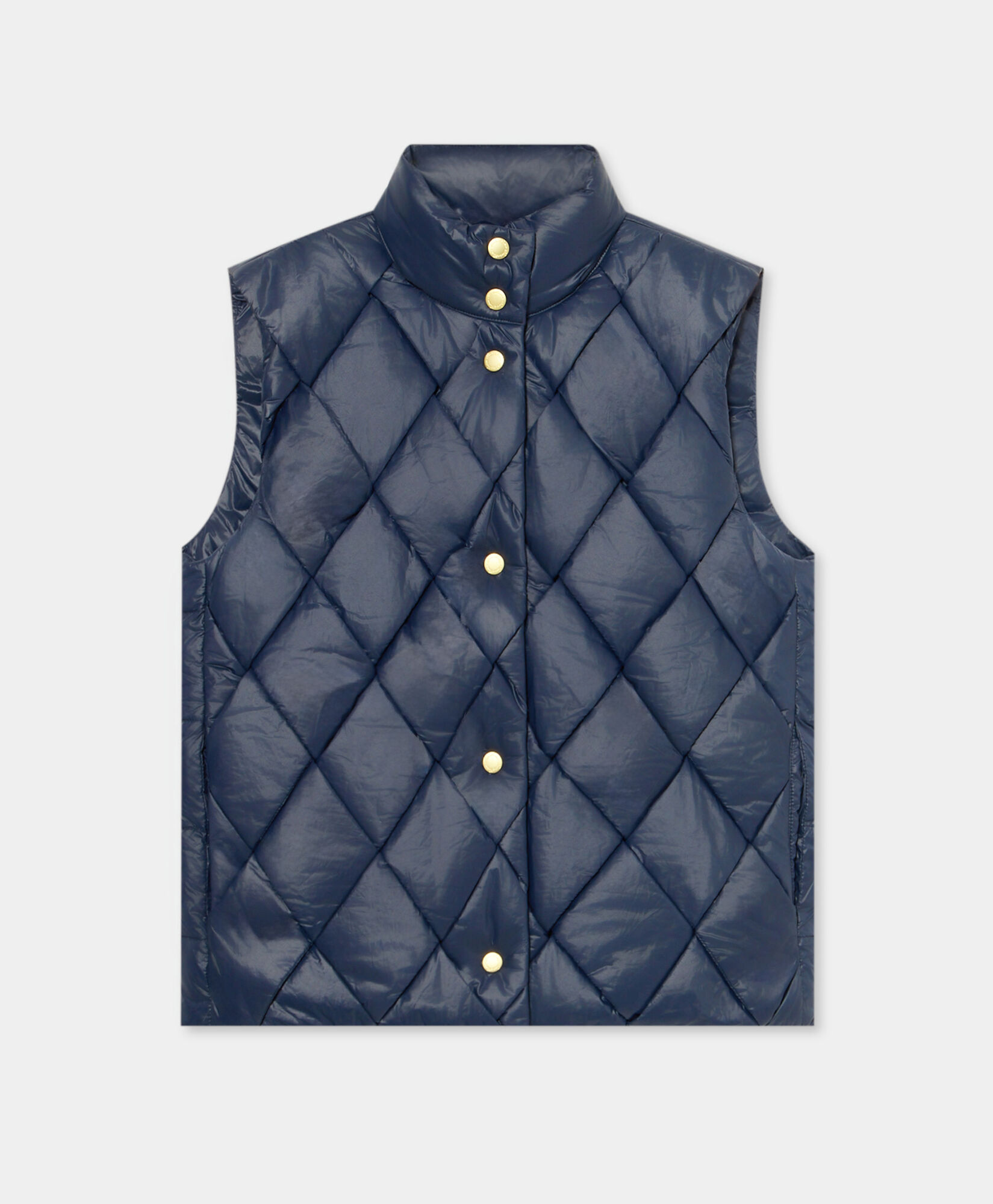 Brooks Brothers Gilet matelassé 3D Bleu Marine COVES008PAPPA001NAVYP001