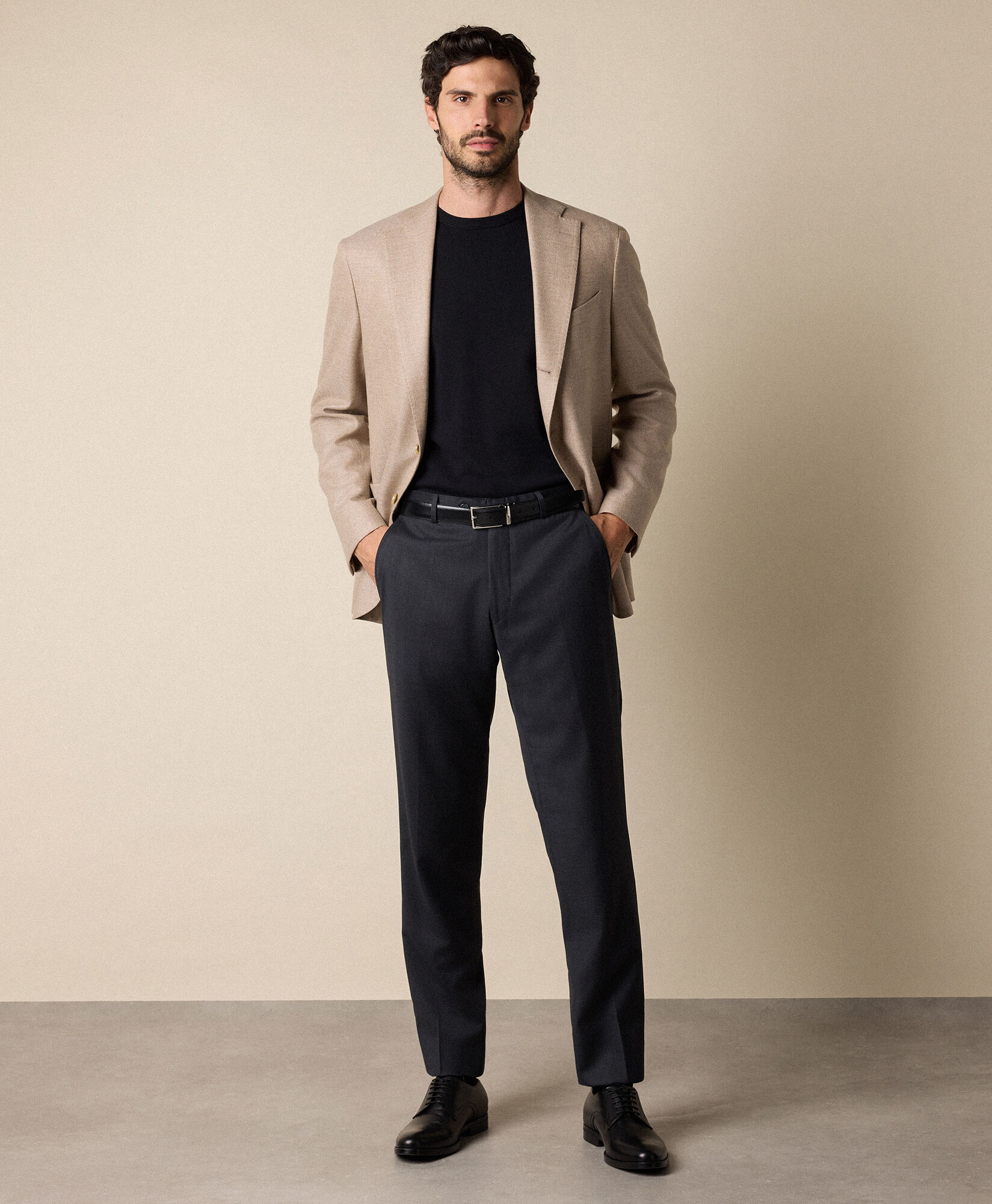 Brooks Brothers Cotton Crewneck Black KNCRN008COPCO002BLAKP001