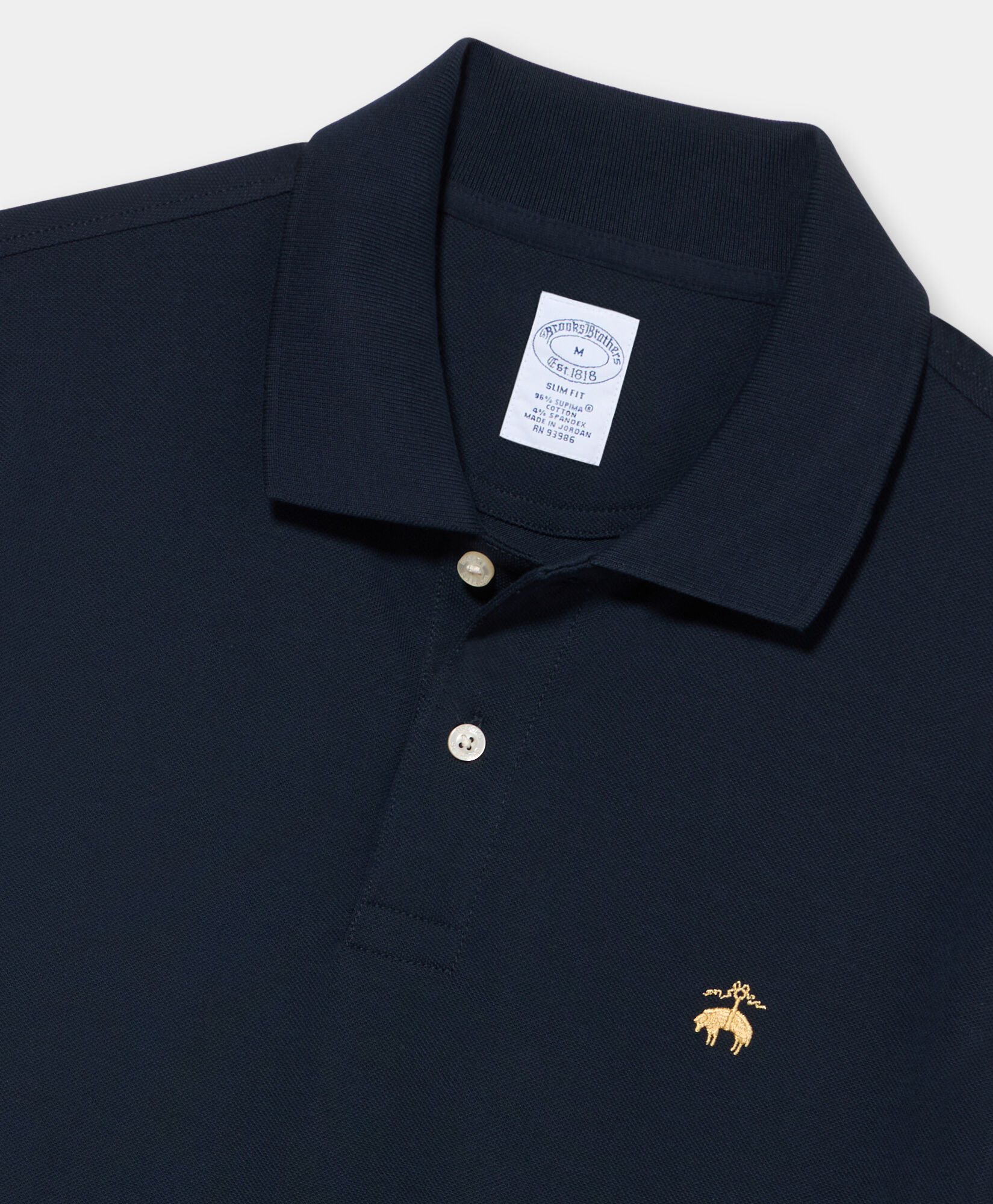 Brooks Brothers Golden Fleece Supima Cotton Polo Navy 1000085167US100174367
