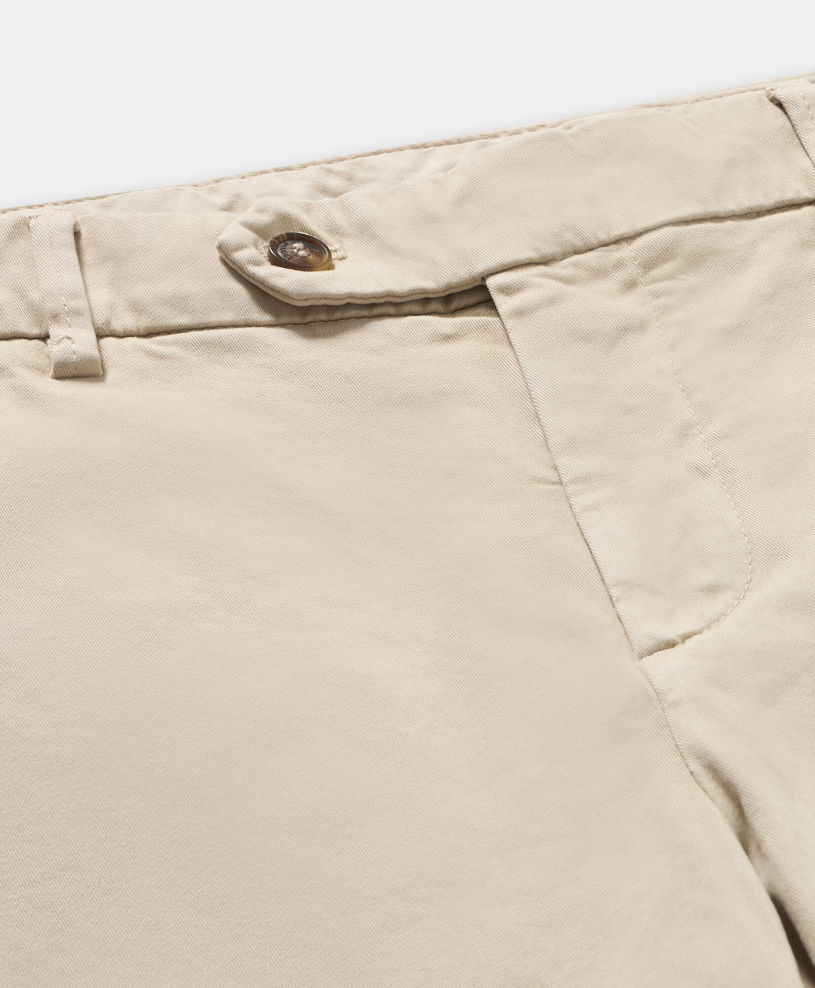 Brooks Brothers Chino Kirman Regular Fit z Miękkiego Twillu Naturalny CPCHI061COBSP002NATLP001
