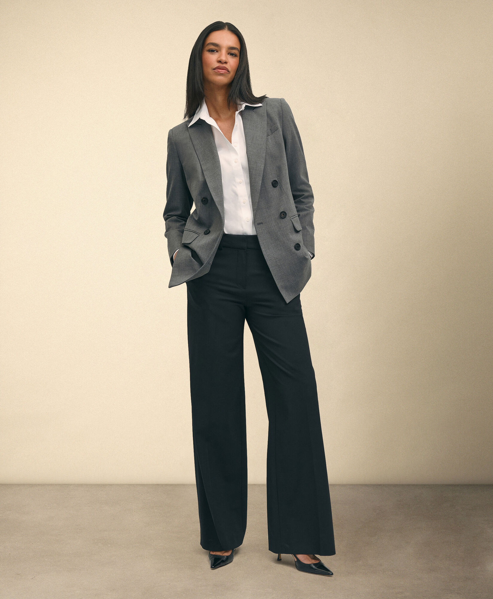 Brooks Brothers Classic Fit Non-Iron Oxford Pinpoint Supima Shirt with Forward Point Collar White 1000102820US100217229