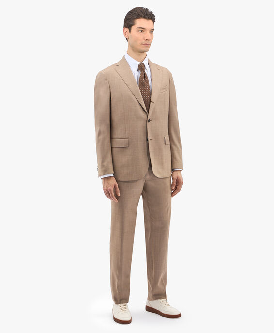 Brooks Brothers Beiger Anzug aus Schurwolle Beige STREG011WVPWV003BEIGP001