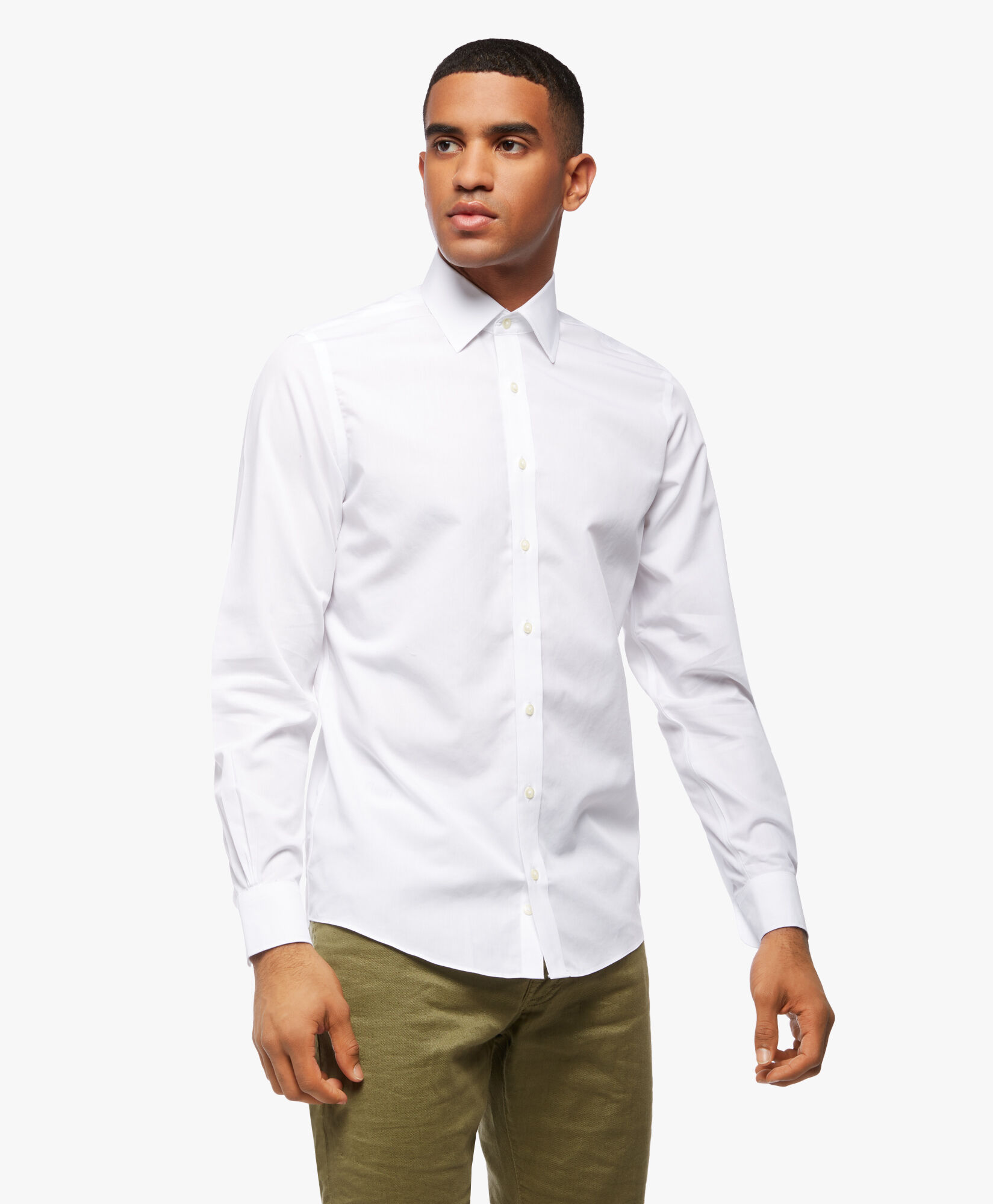 Brooks brothers slim fit discount dress shirts